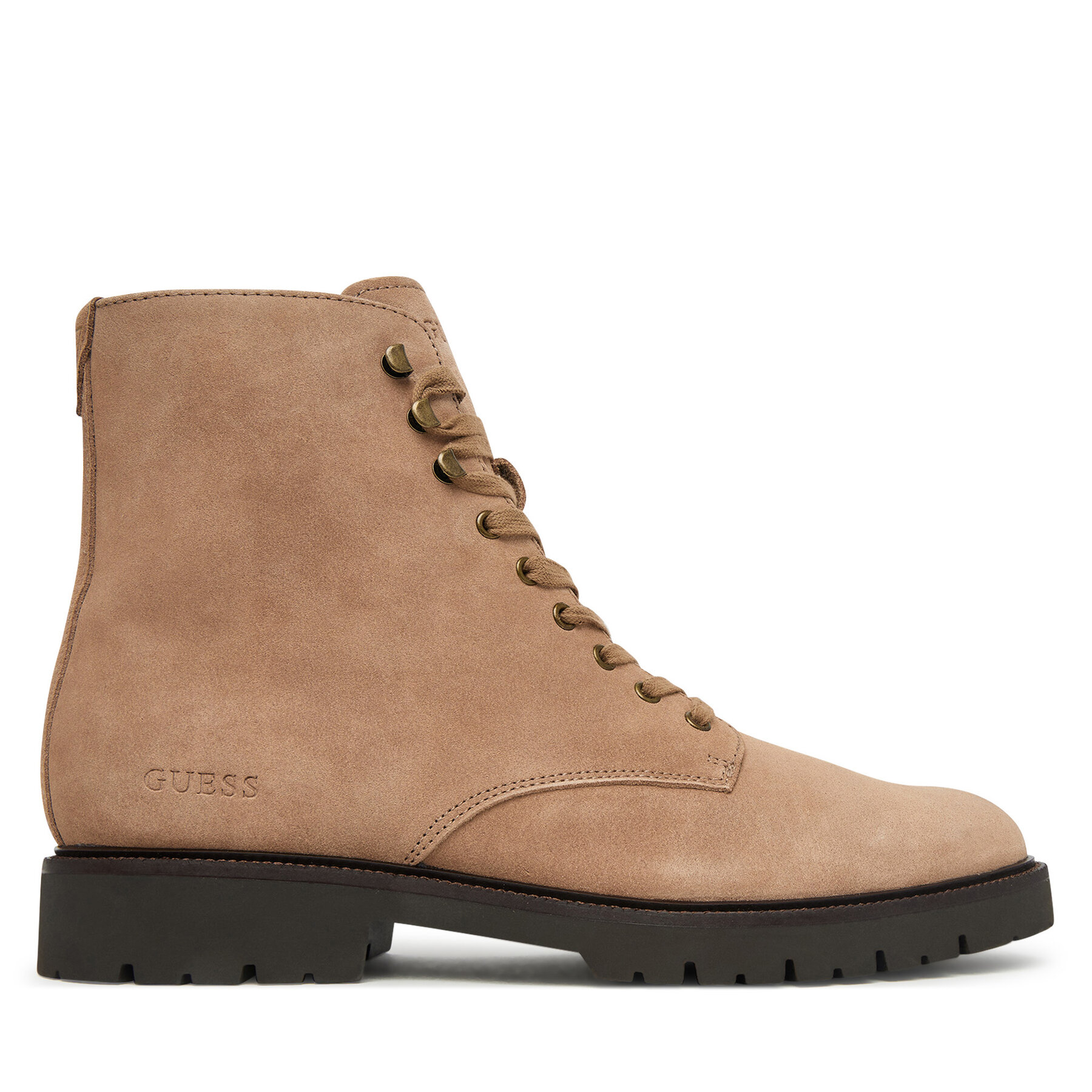 Guess Schnürschuhe FMFBRA LEL11 Dunkelbeige