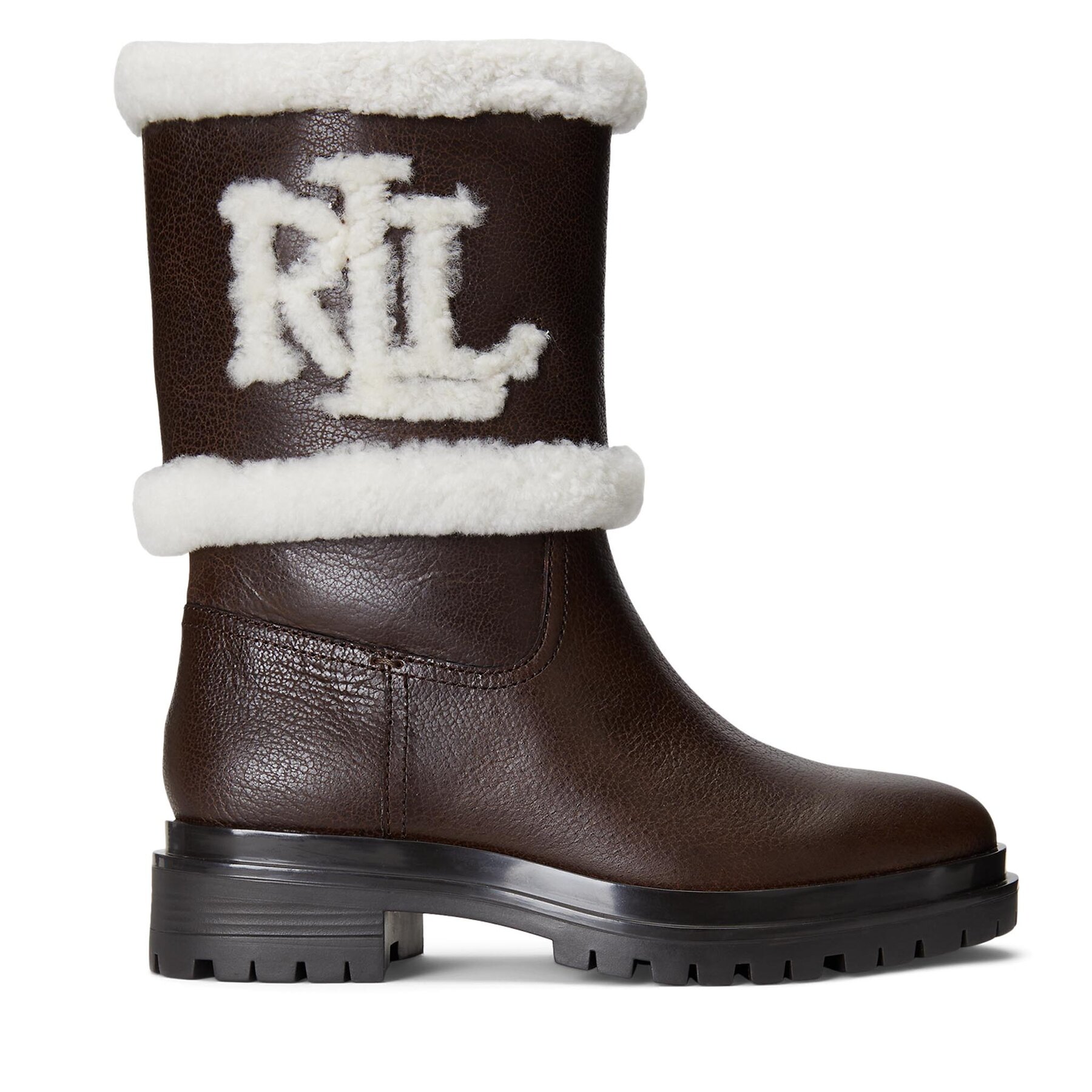 Stivaletti Lauren Ralph Lauren Carter 802915439002 Marrone
