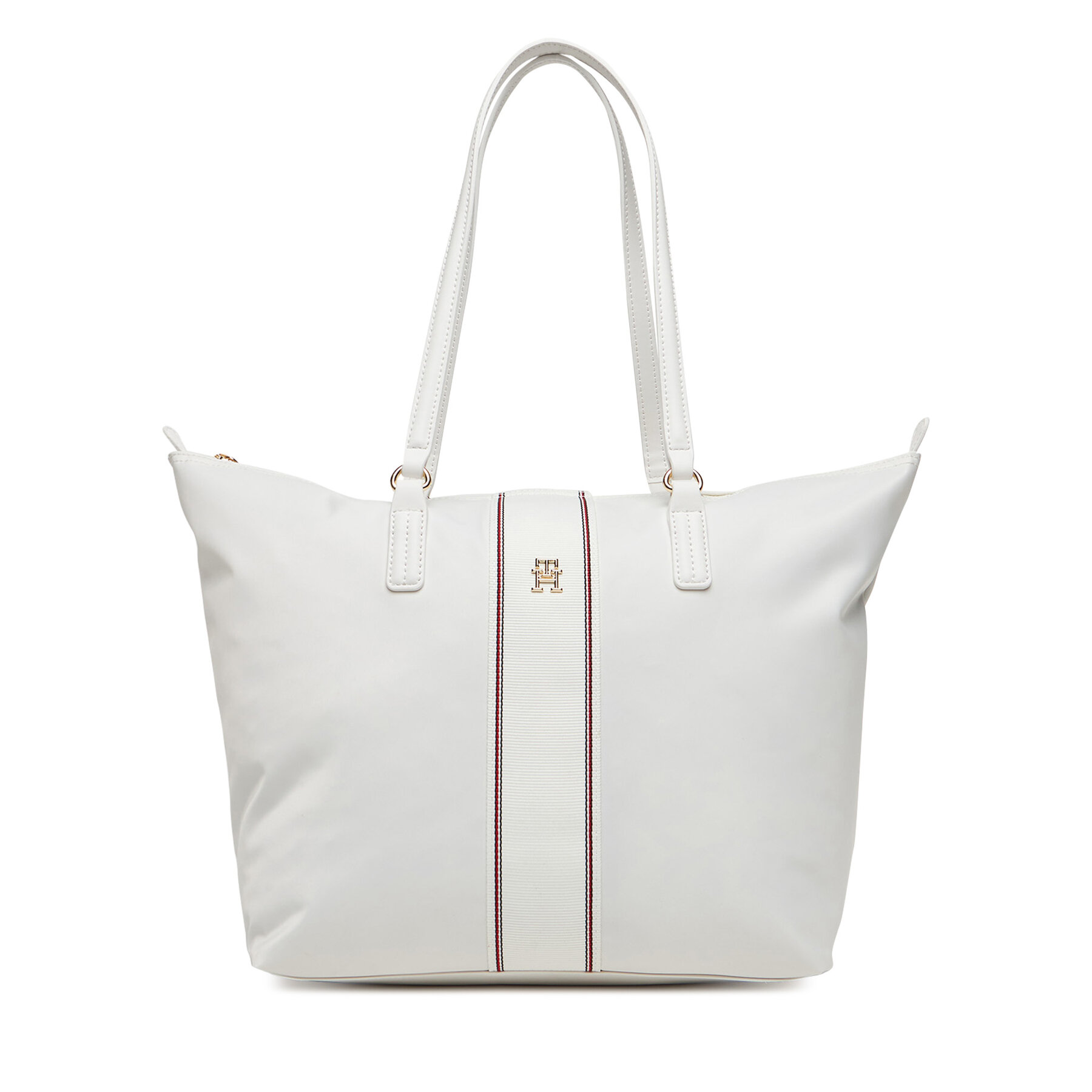 Damska Torebka Tommy Hilfiger Écru Poppy Tote Corp AW0AW17205