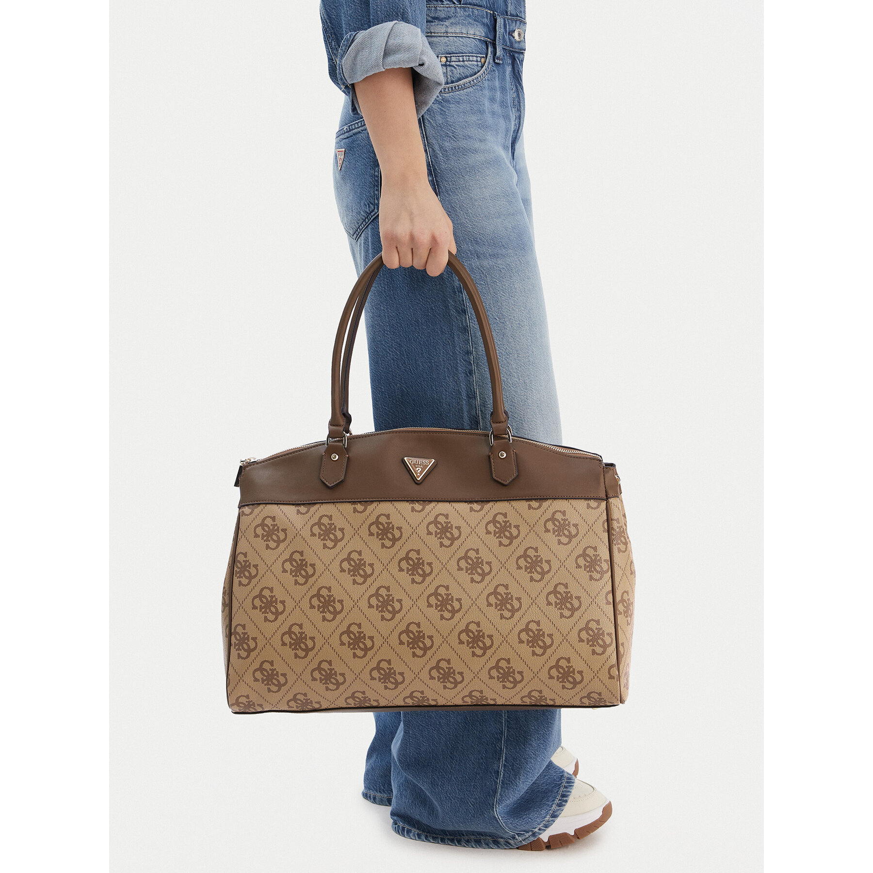 Чанта за уикенд Guess TWOB86 88903 Кафяв