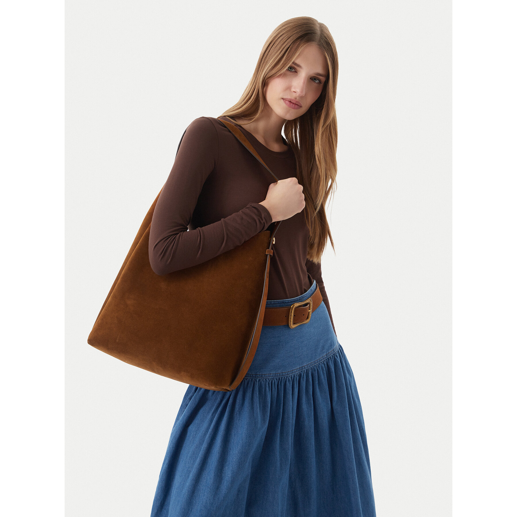 Torbica Tory Burch 175320 Smeđa