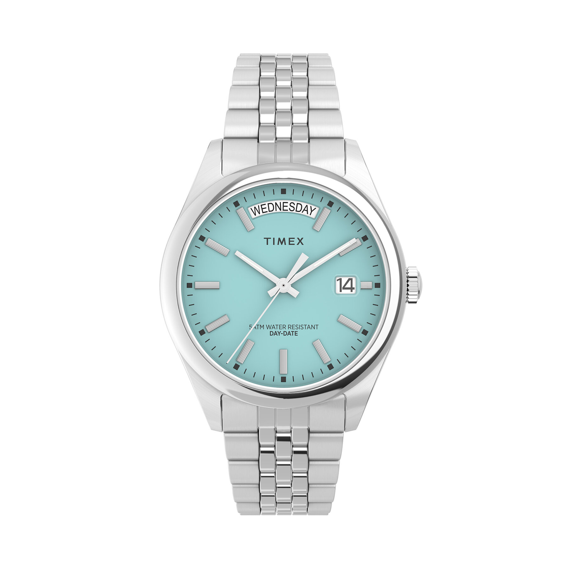 Karóra Timex Legacy Day and Date Tiffany TW2V68400 Ezüst