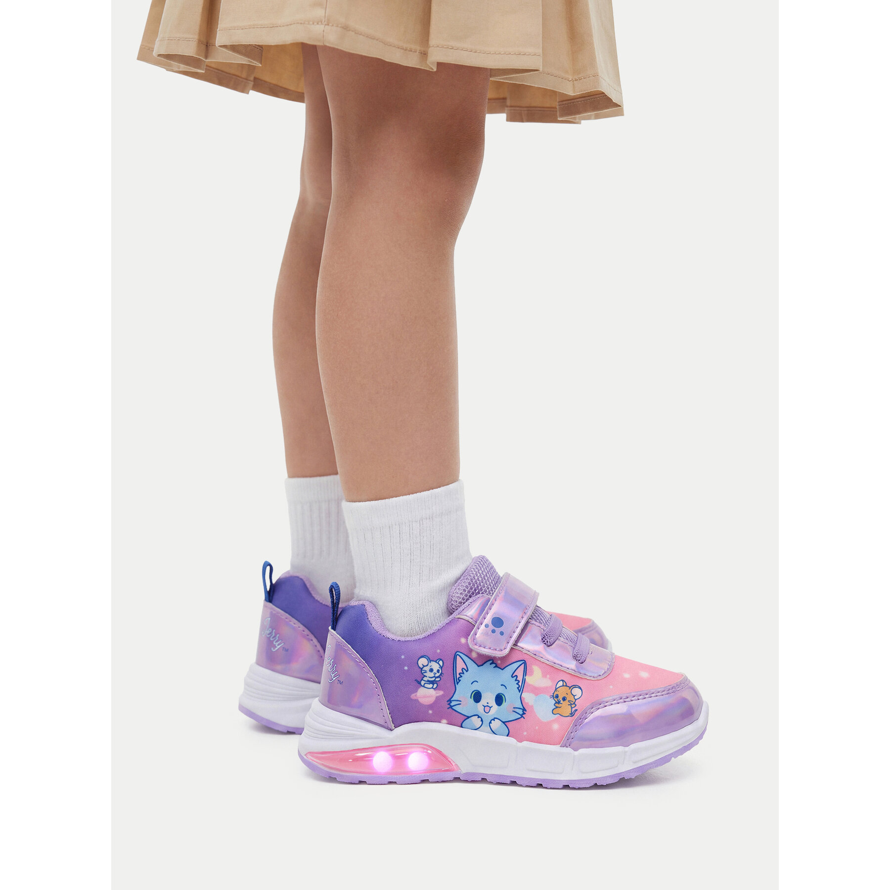 Sneakersy Tom & Jerry Gokko CEO-CP76-AW25-306WBGTJ Fialová