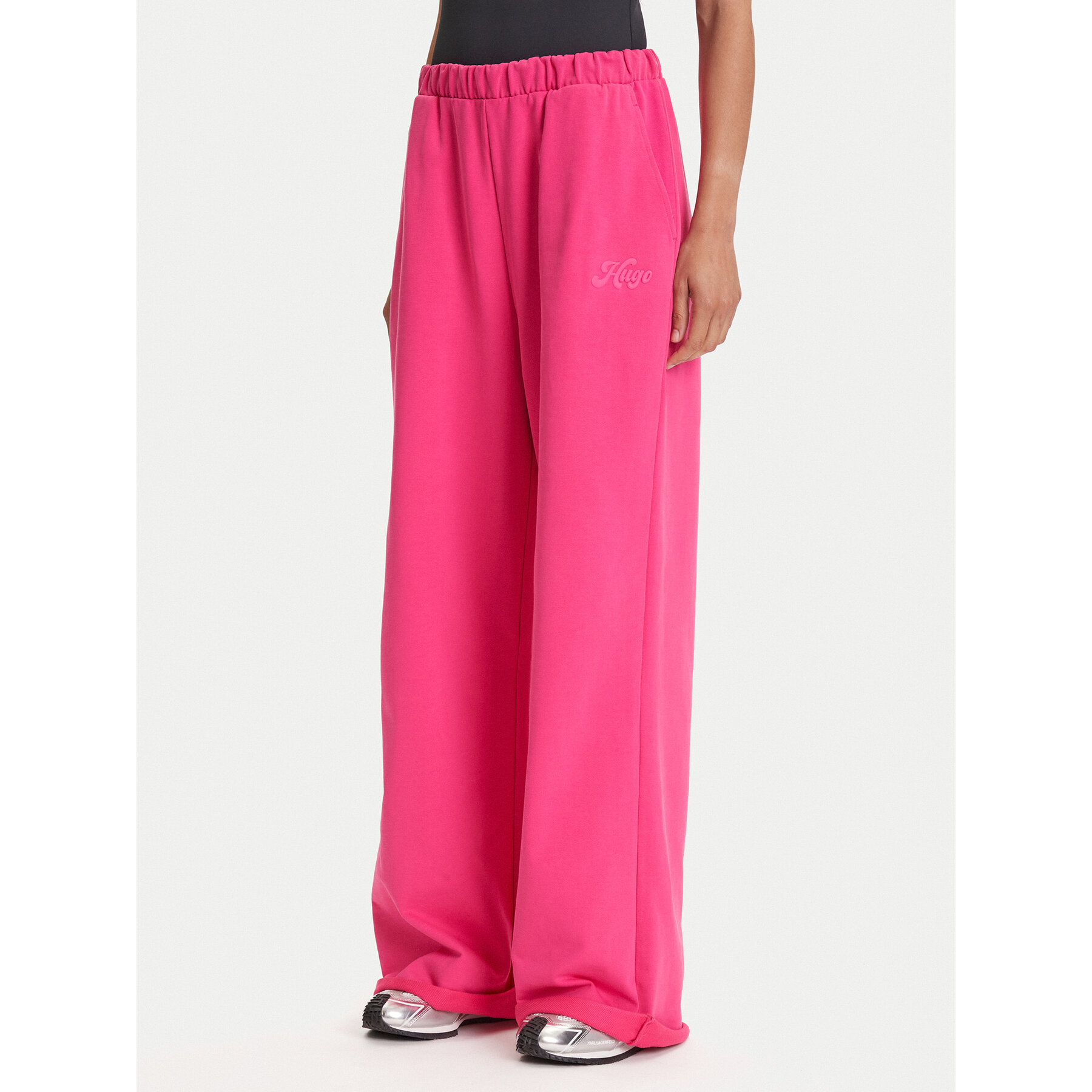 HUGO Jogginghose Nasuede_4 50541179 Rosa Relaxed Fit