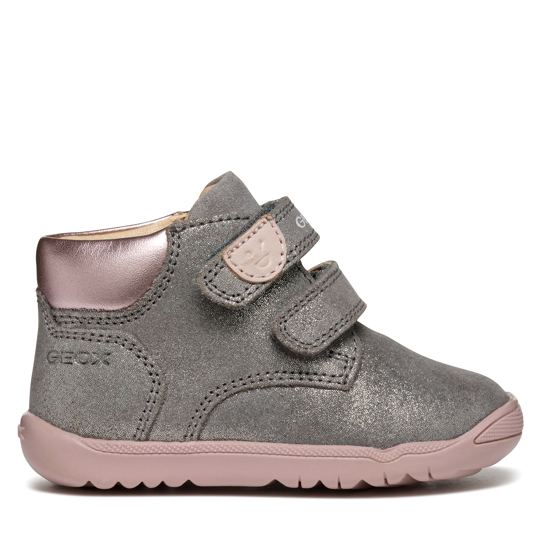 Sneakersy Geox B Macchia Girl B164PC 07722 C1FK8 Sivá