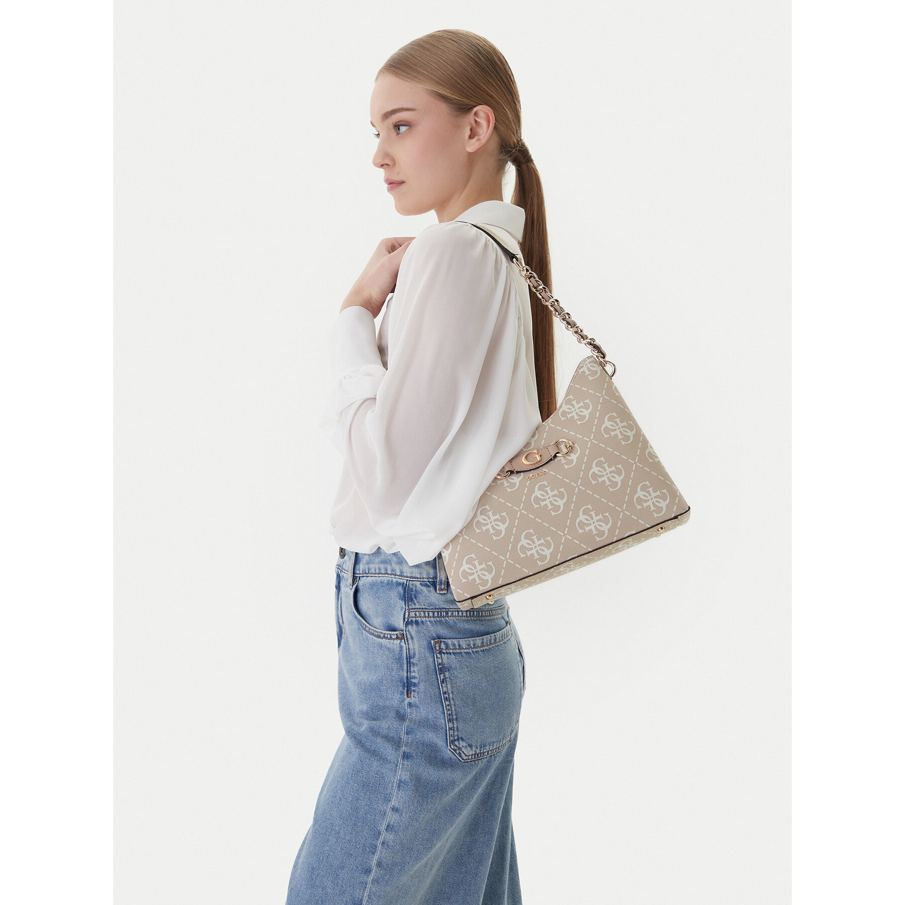 Geantă Guess HWOQ86 54010 Roz