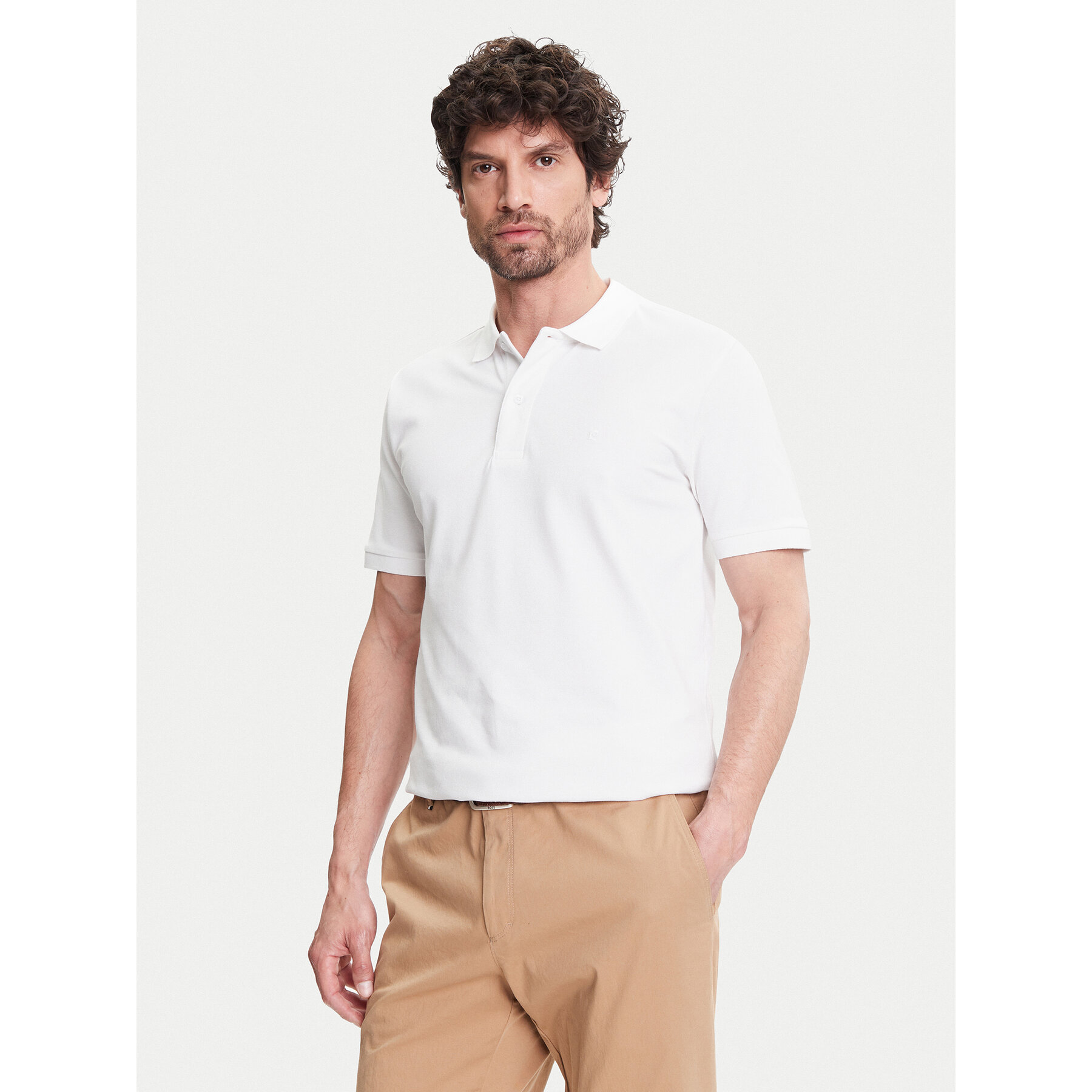 Pierre Cardin Polo C5 21354.2110 Λευκό Regular Fit