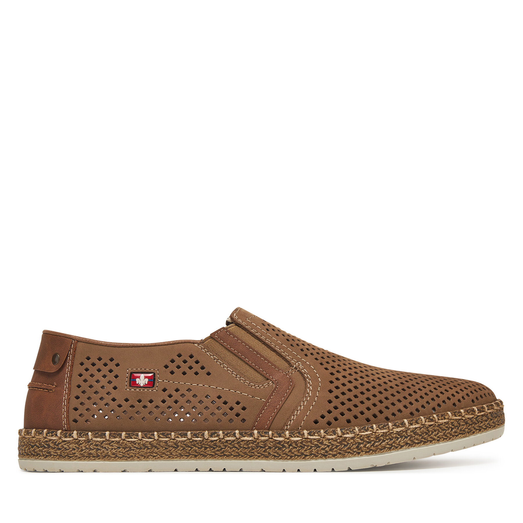Męskie Espadryle Rieker, Rozmiar 43 Brązowy B5297-64