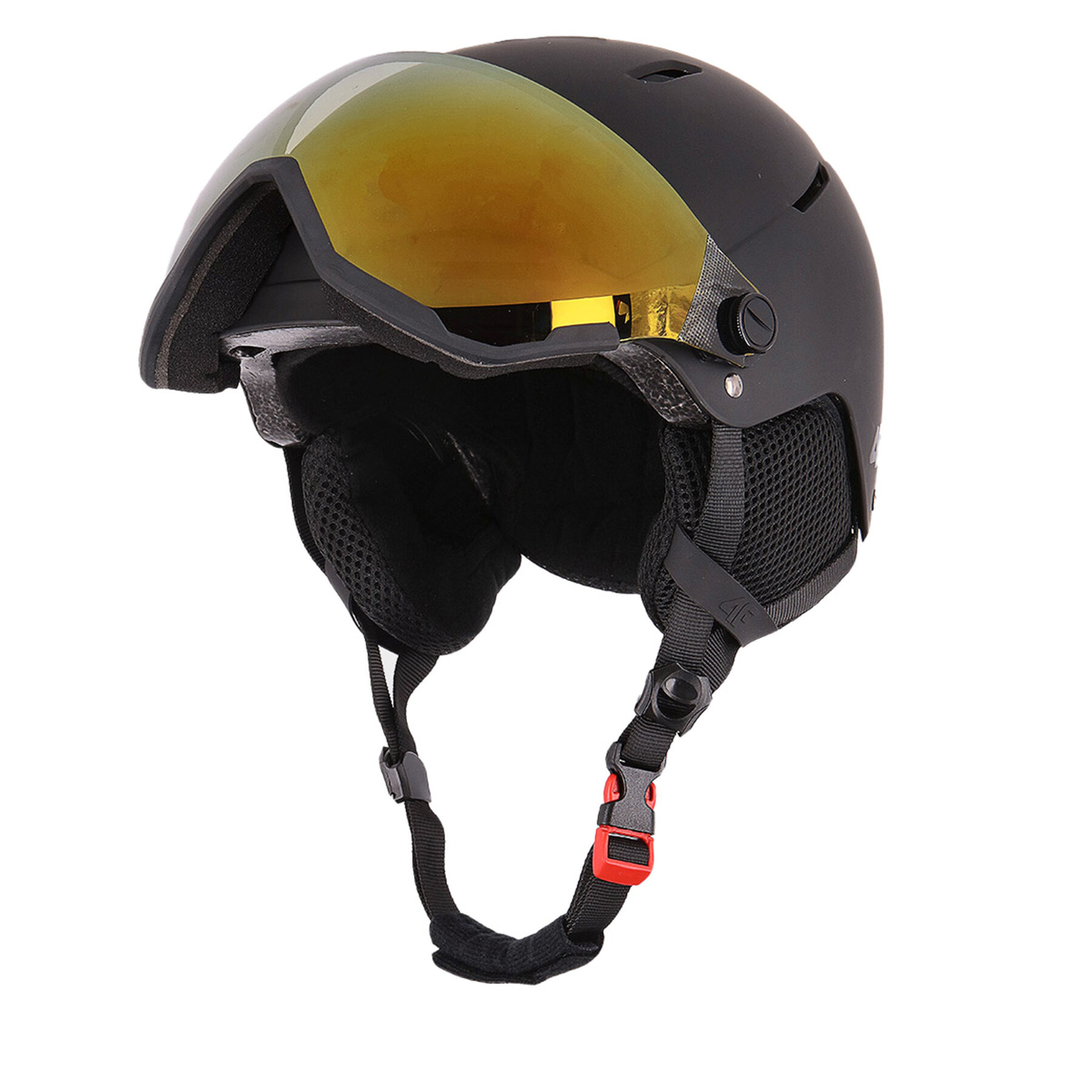Skihelm 4F 4FJWAW24AHELU065 Schwarz