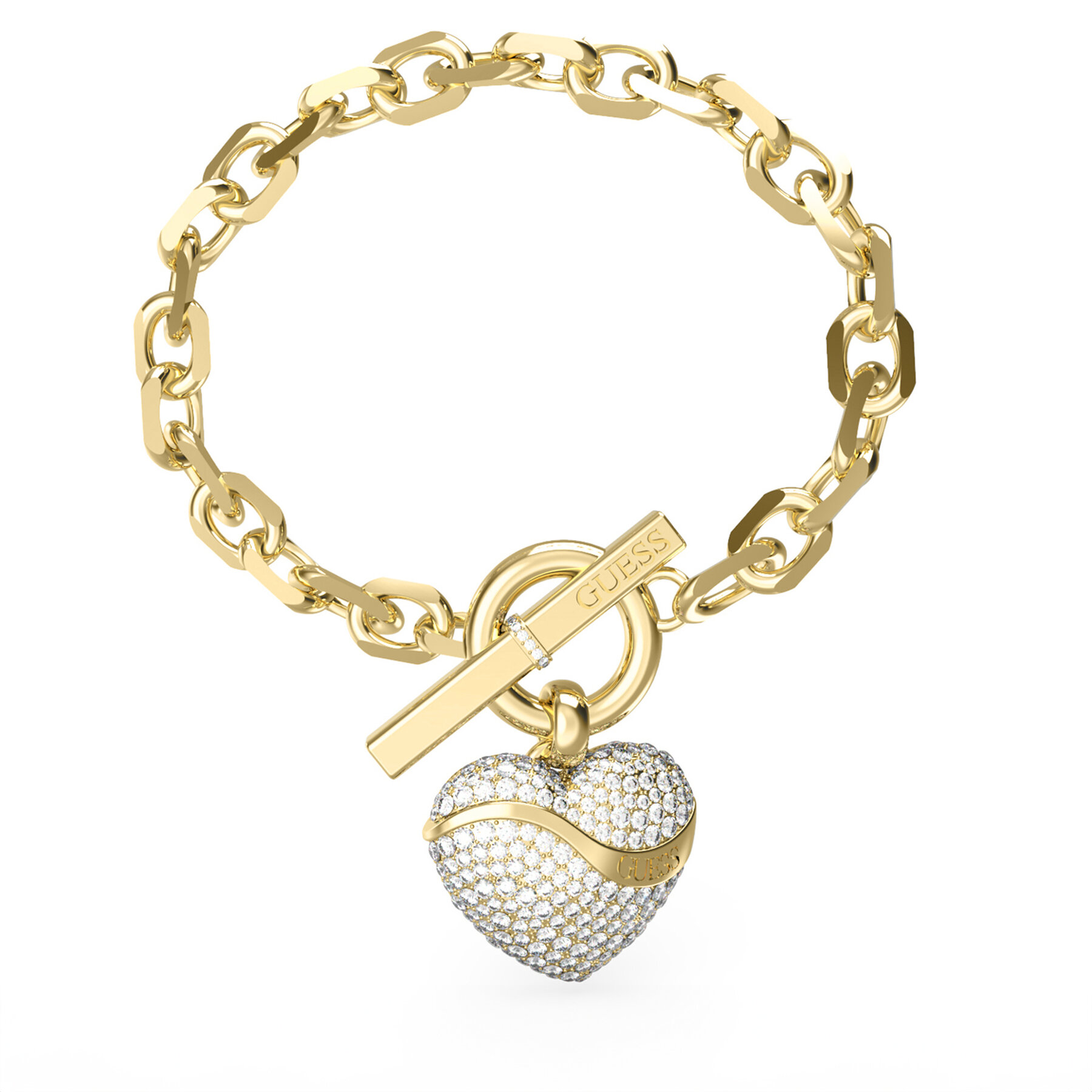 Náramok Guess JUBB0449 6JW Zlatá