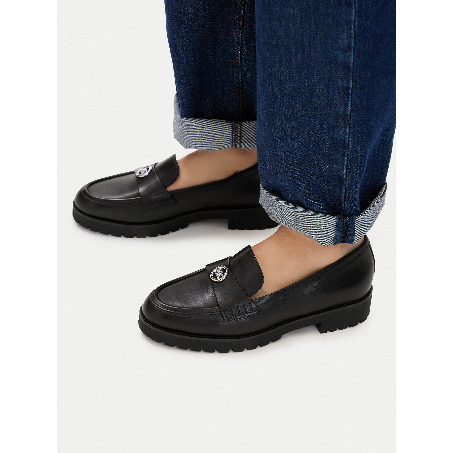 Loafers MICHAEL Michael Kors Jaelyn Lug 40T6JLFP1L Μαύρο