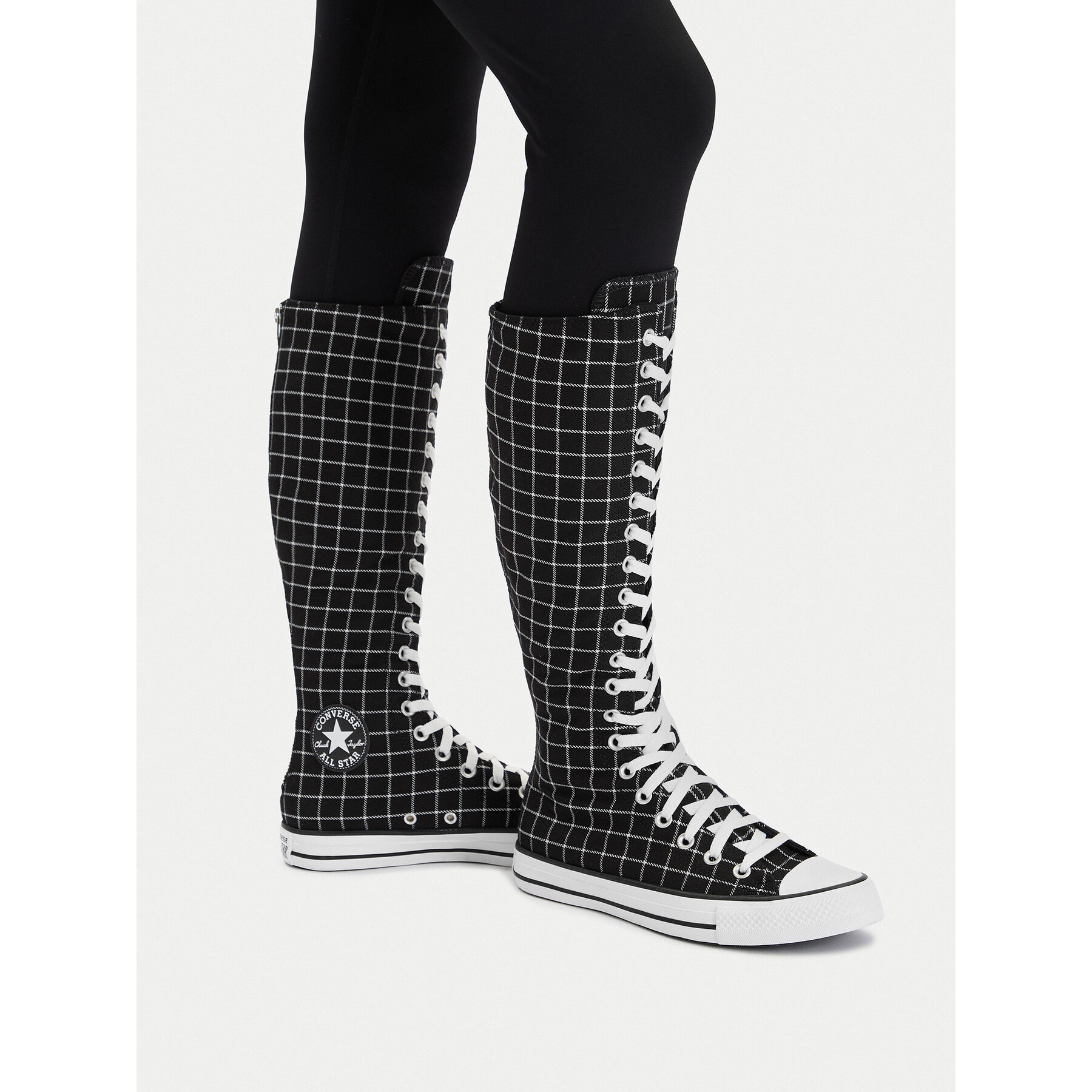Plátenky Converse Chuck Taylor All Star XXHi Plaid A13019C Čierna
