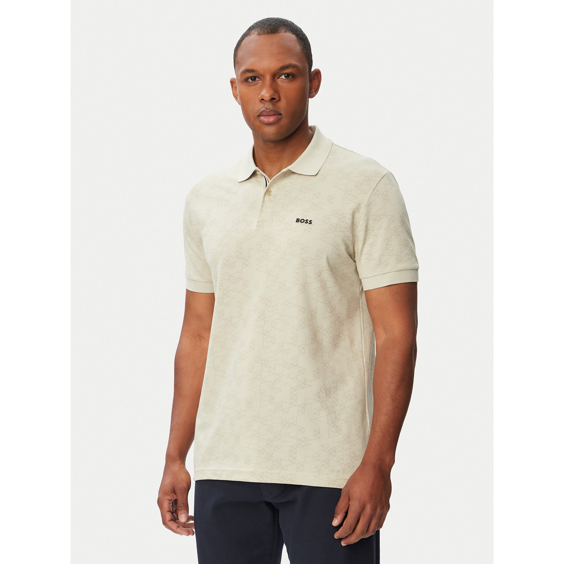 BOSS Poloshirt Swing 50564801 Hellbeige Regular Fit