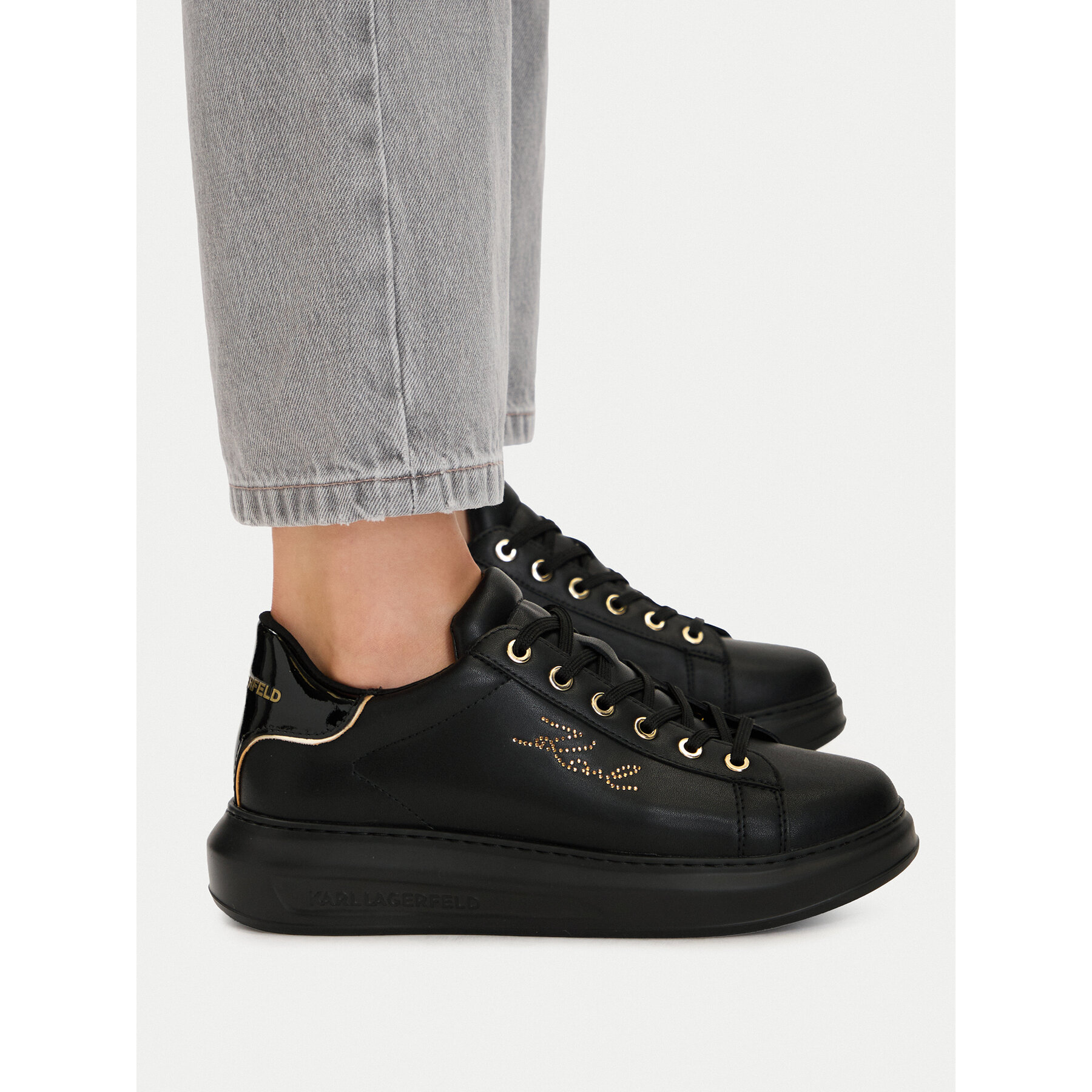 KARL LAGERFELD Αθλητικά KARL LAGERFELD Kapri KL62518 Μαύρο