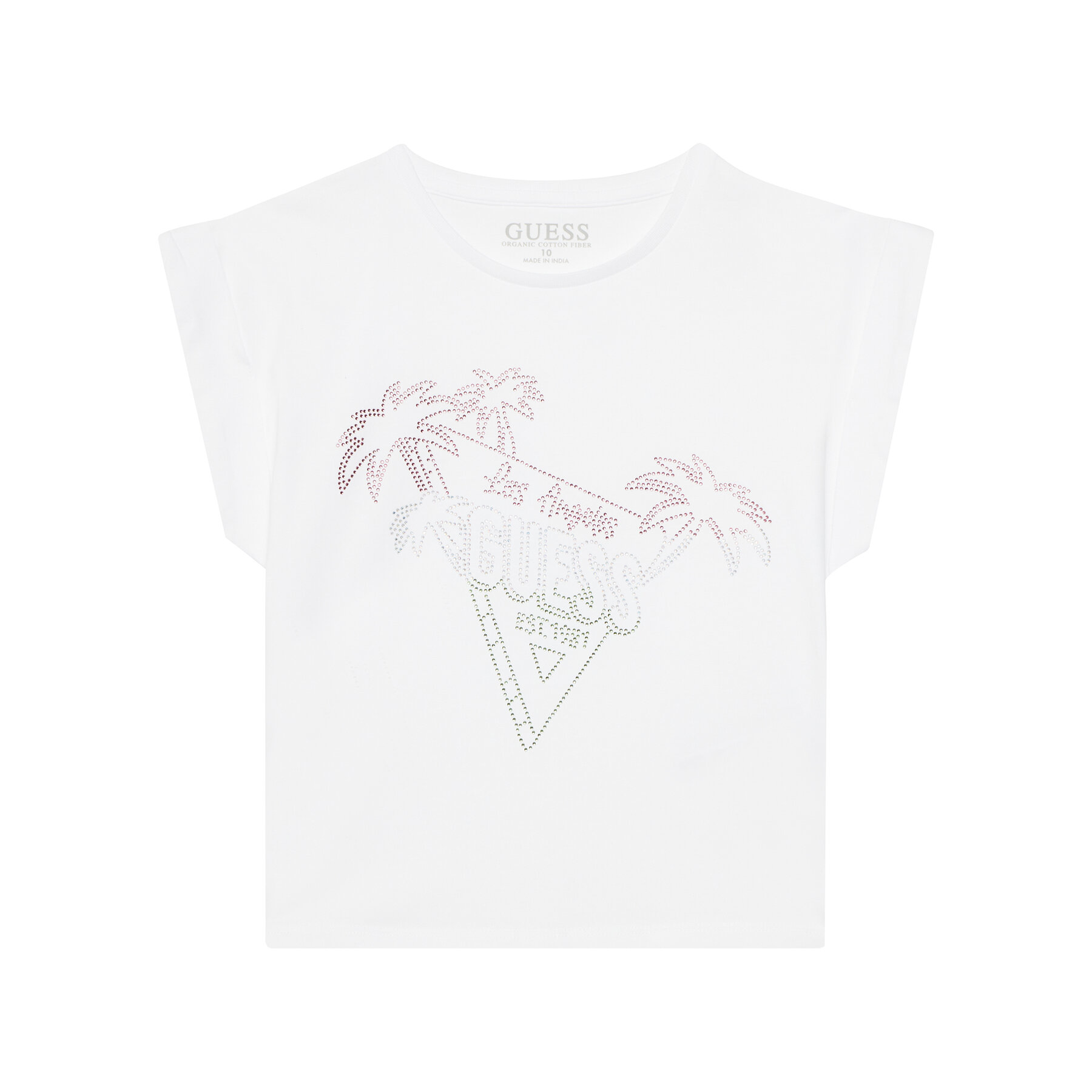 Guess T-Shirt J5GI32 K8HM4 Λευκό Regular Fit