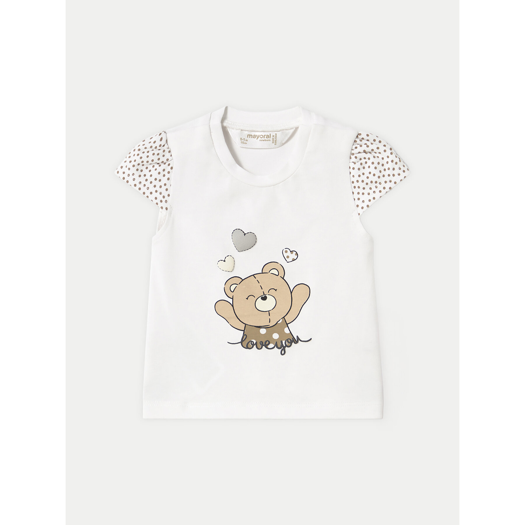 Mayoral T-shirt 1070 Bianco Regular Fit