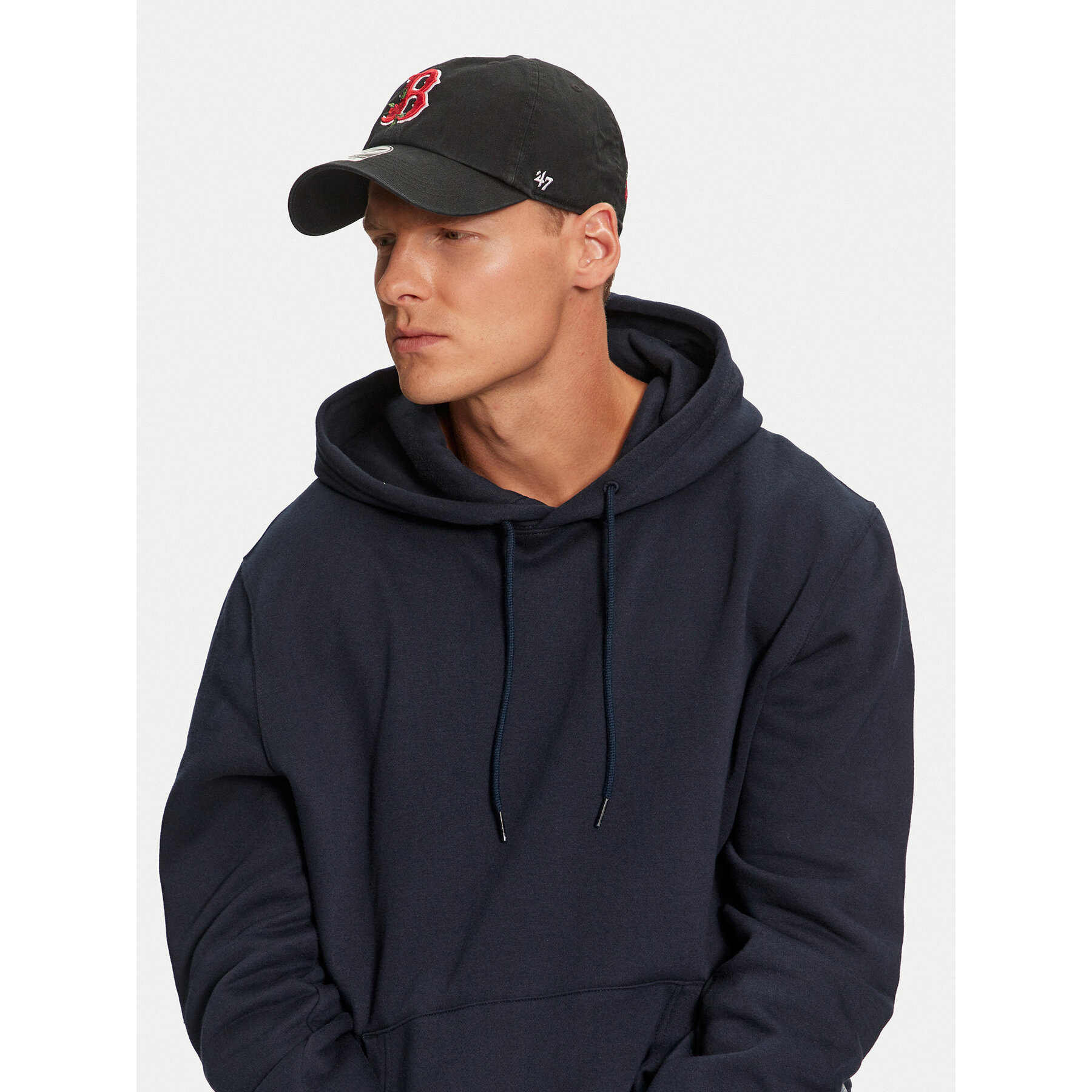 Baseball sapka 47 Brand Boston Red B-THRNC02GWS-BK Fekete akciós termékkép 1