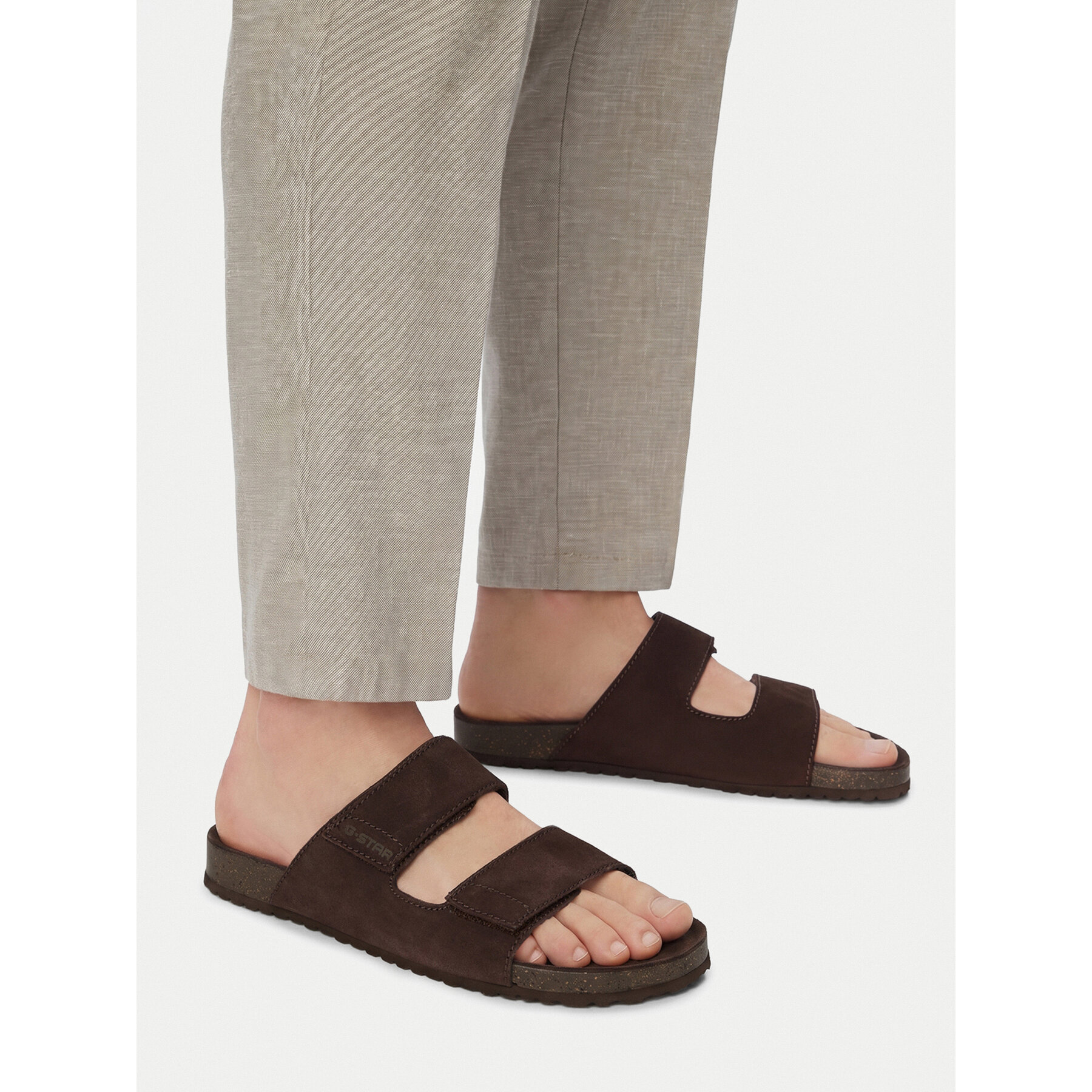 Natikače G-Star Raw EO-MILO-01 MI34 Tamno smeđa
