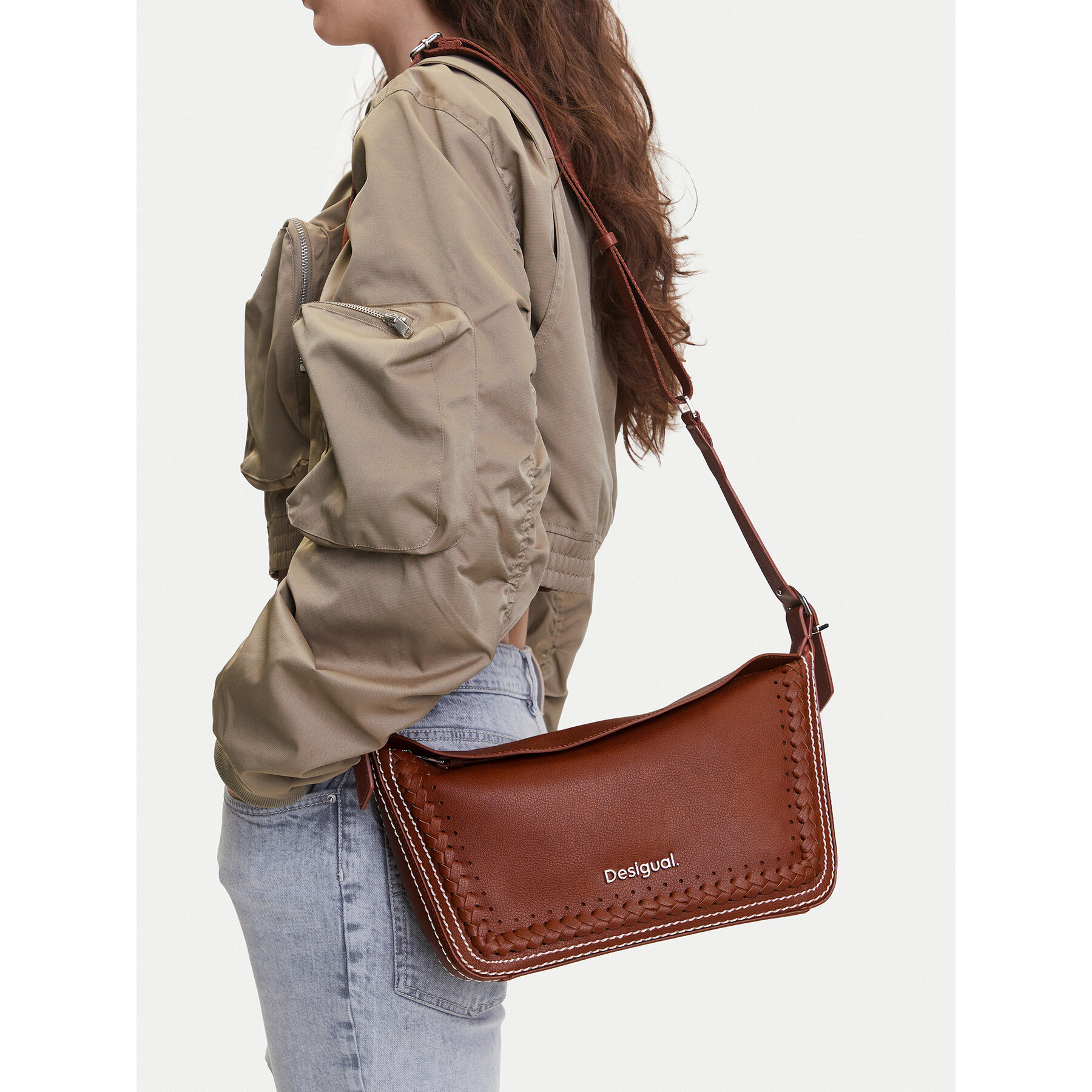 Torbica Desigual 25SAXP52 Smeđa
