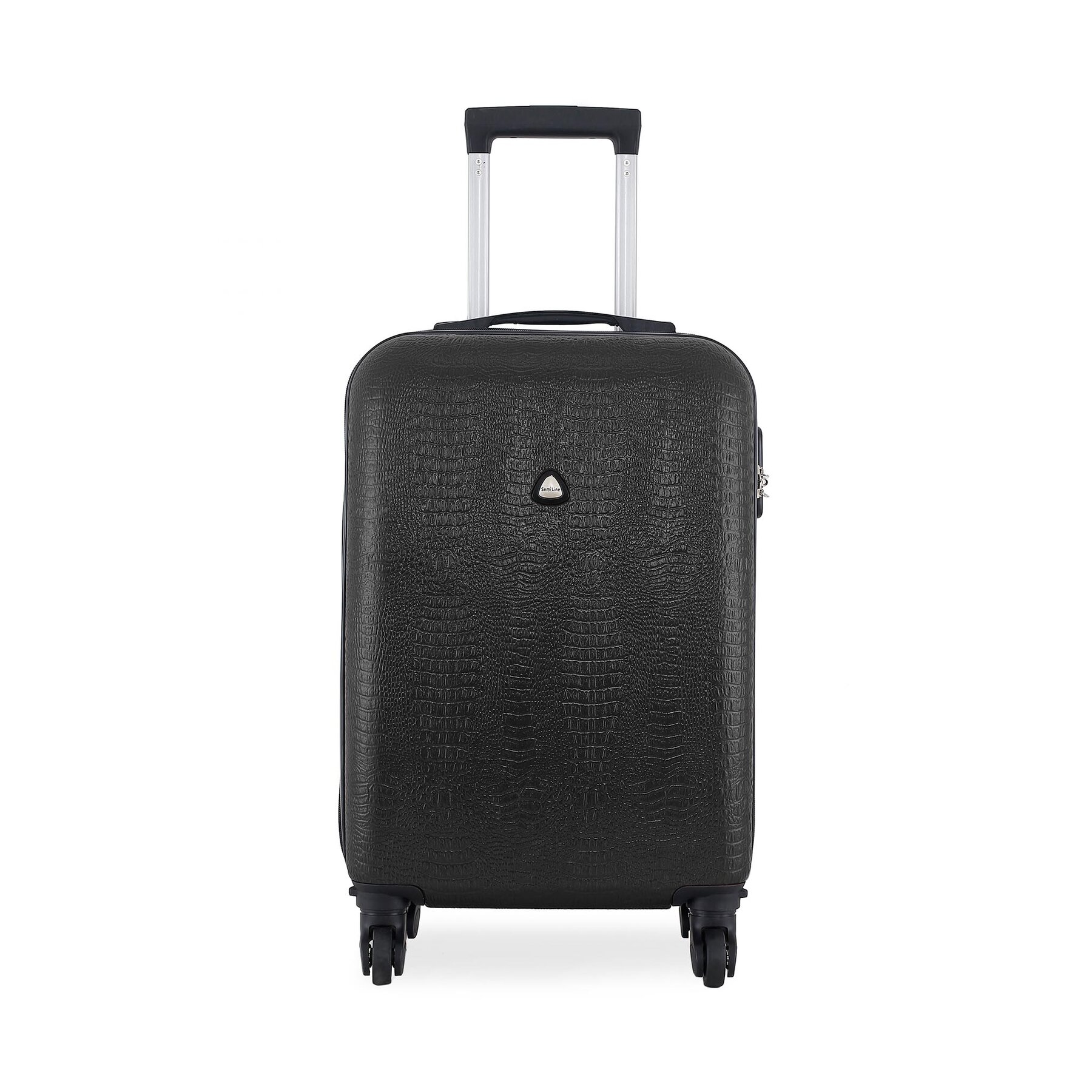 Maleta mediana Semi Line T5638-2 Negro