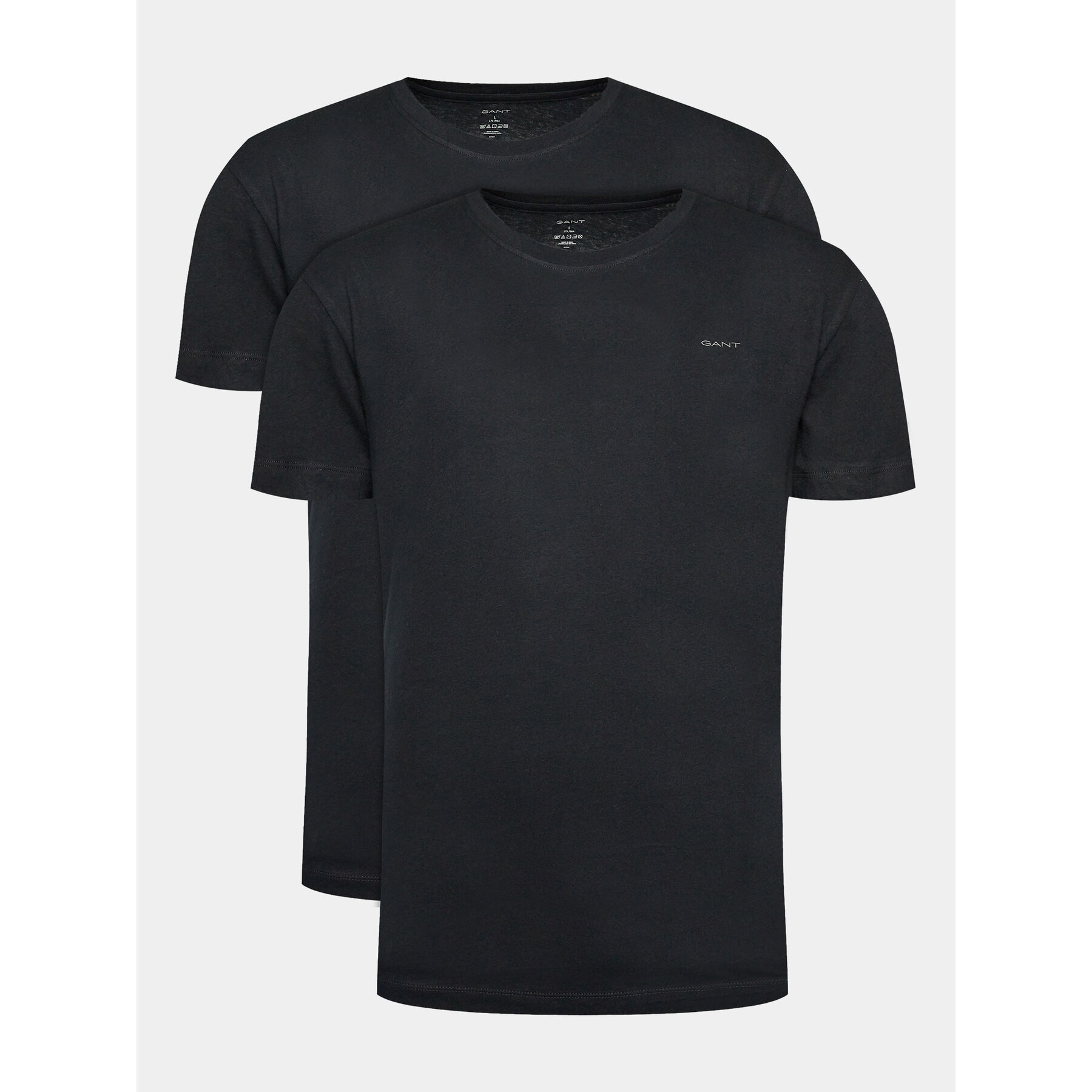 Gant Set di t-shirt C-Neck 2 Pack 900002008 Nero Regular Fit