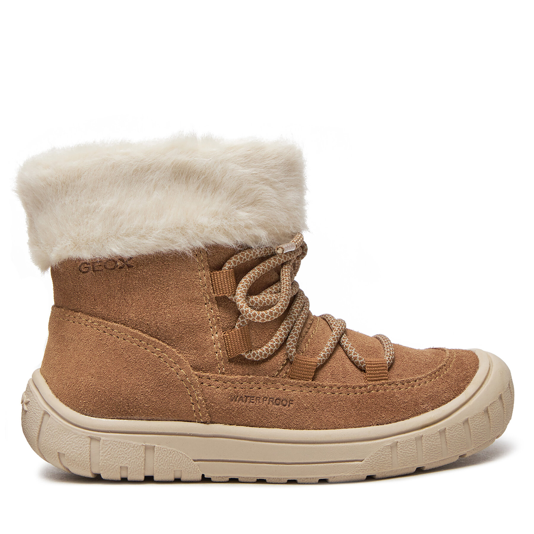 Kozačky Geox B Omar Girl Wpf B462LA 00022 C6627 S Hnědá