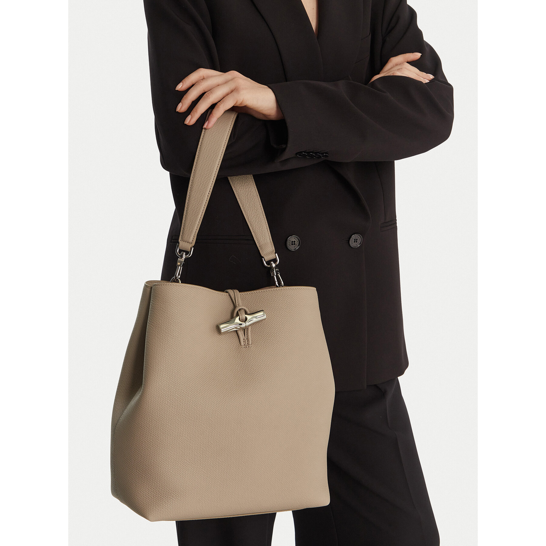 Дамска чанта Longchamp 10281HFP Бежов