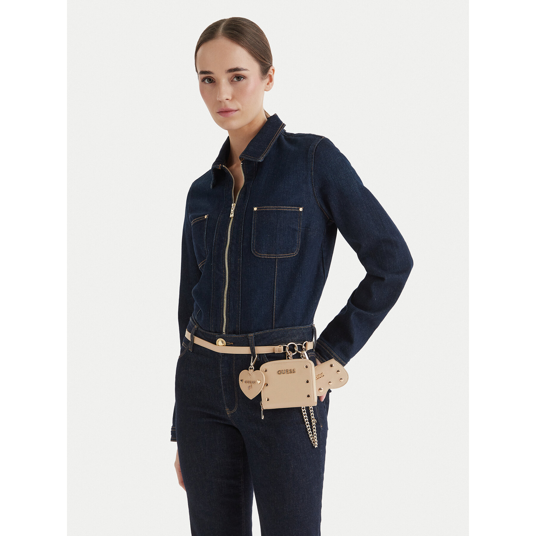 Дамска чанта Guess J6RZ19 WK570 Бежов