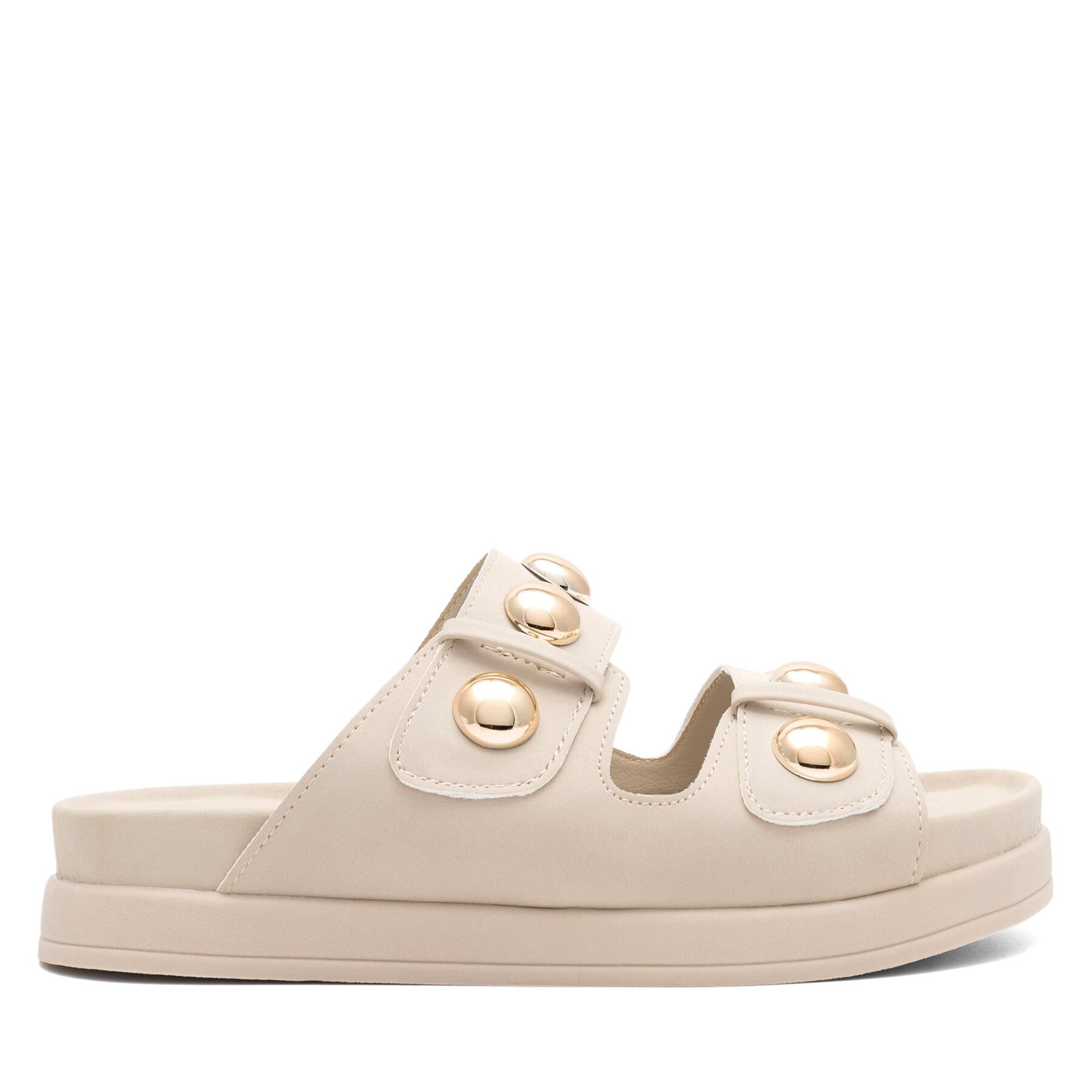 Šľapky DeeZee WS6099-01 Béžová