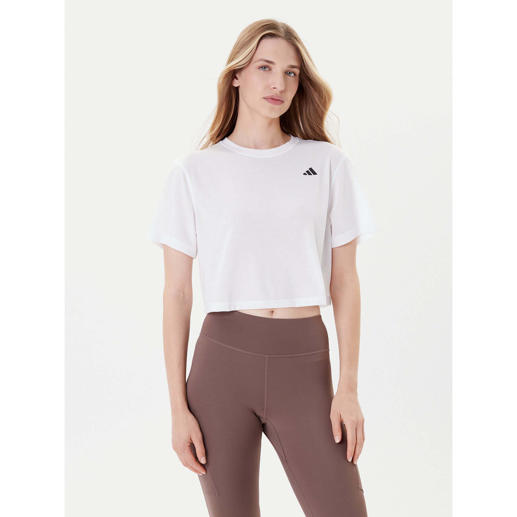 adidas Technisches T-Shirt Train Essentials JC9556 Weiß Loose Fit