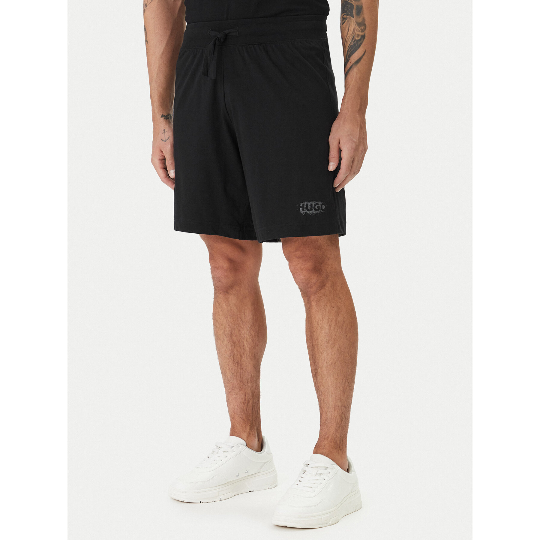 HUGO Pantaloncini sportivi Spray 50559719 Nero Regular Fit