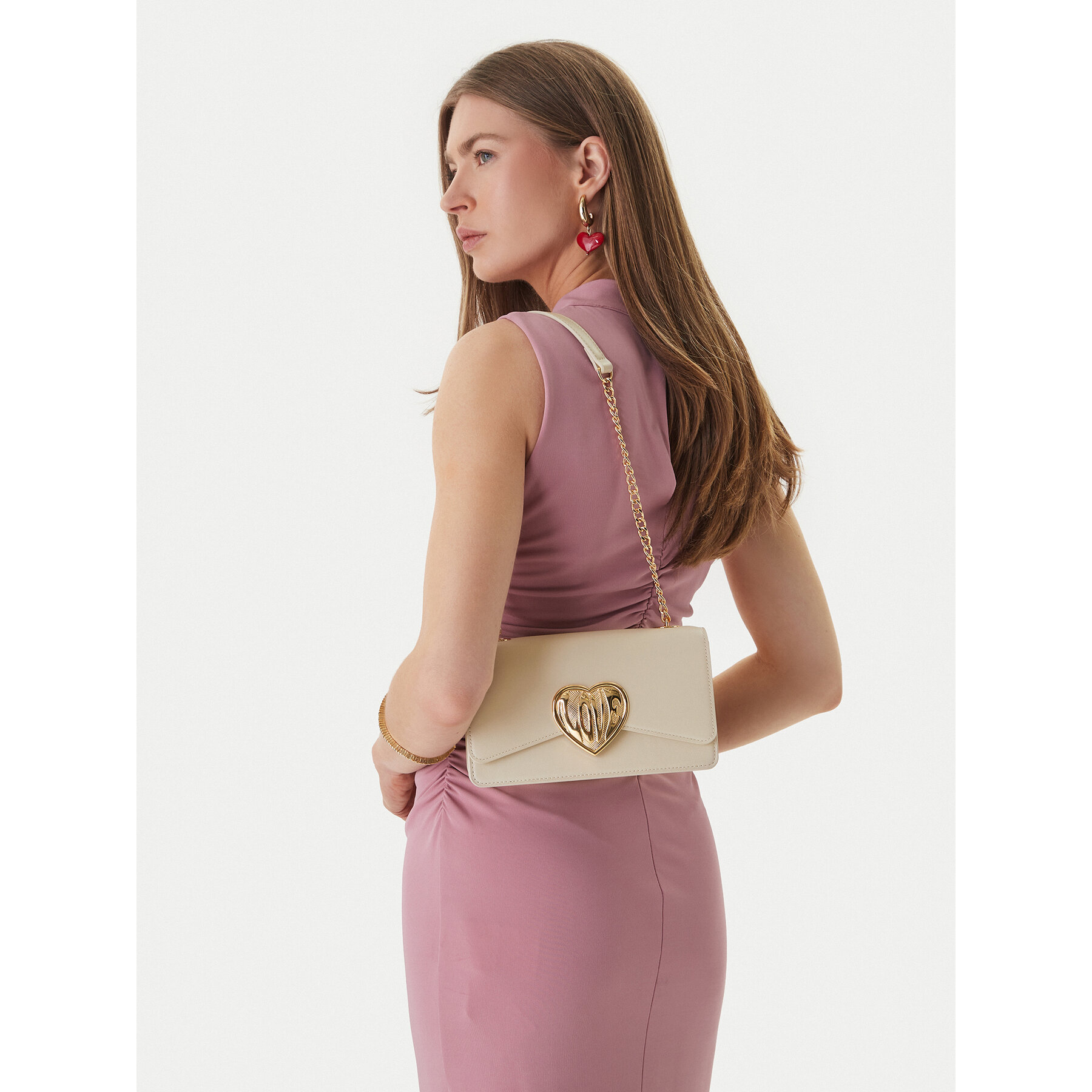Geantă LOVE MOSCHINO JC4147PP1OL1611A Écru