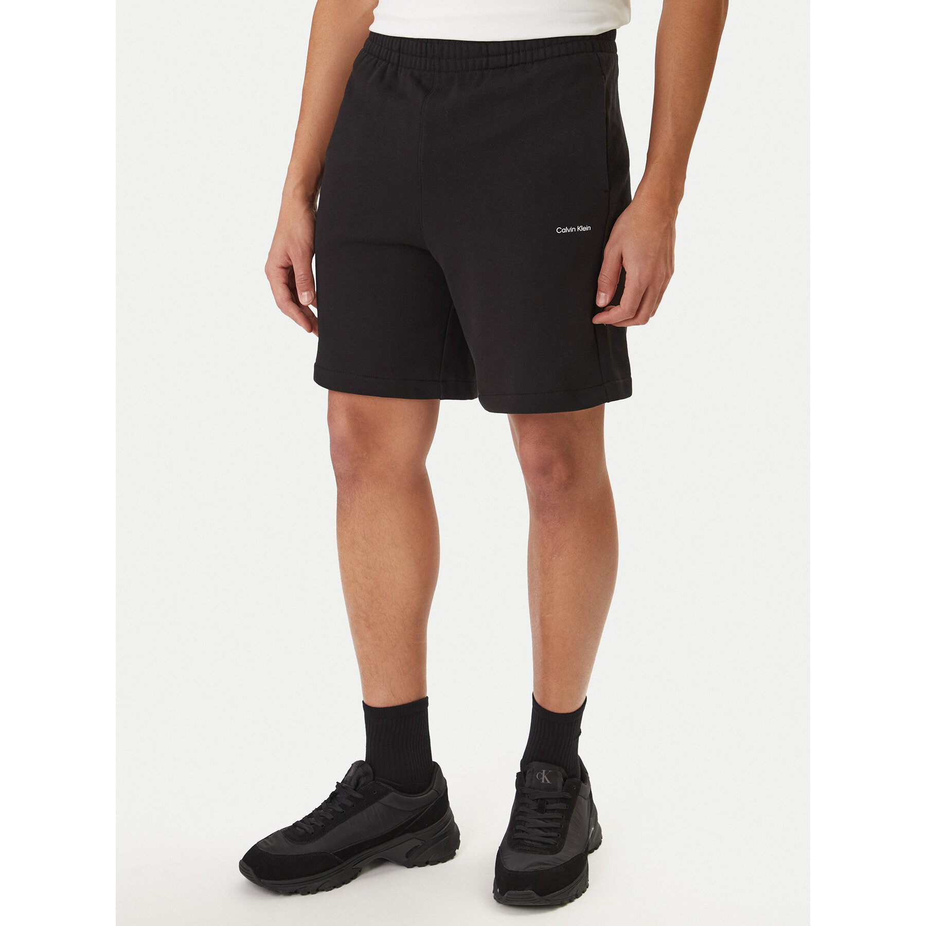 Calvin Klein Sportshorts Nano Logo LV04LF244G Schwarz Regular Fit