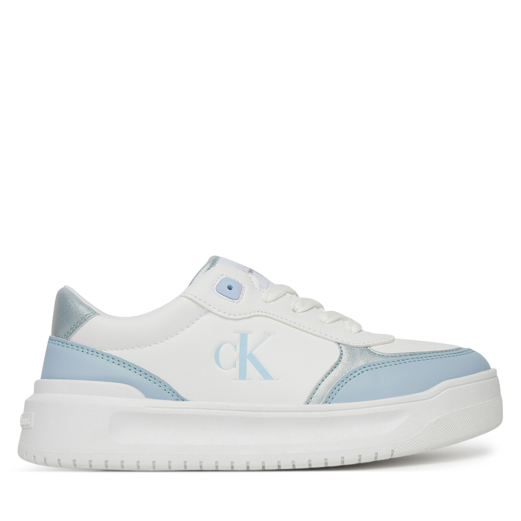 Sneakers Calvin Klein Jeans Low Cut Lace-Up V3A9-82020-1355 Alb