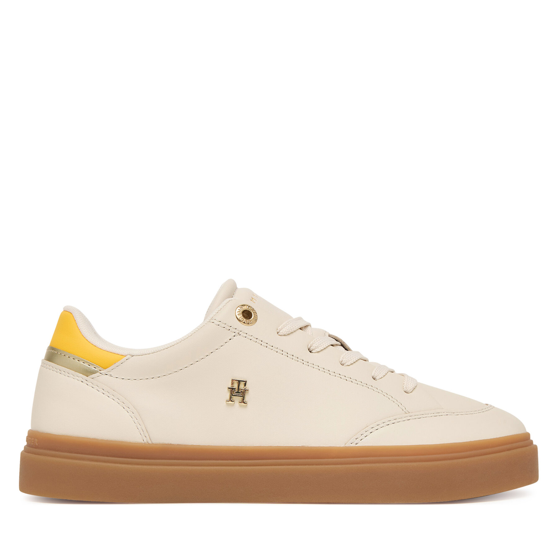 Sneakersy Tommy Hilfiger CHIC SNEAKER ELEVATED FW0FW09400 Béžová