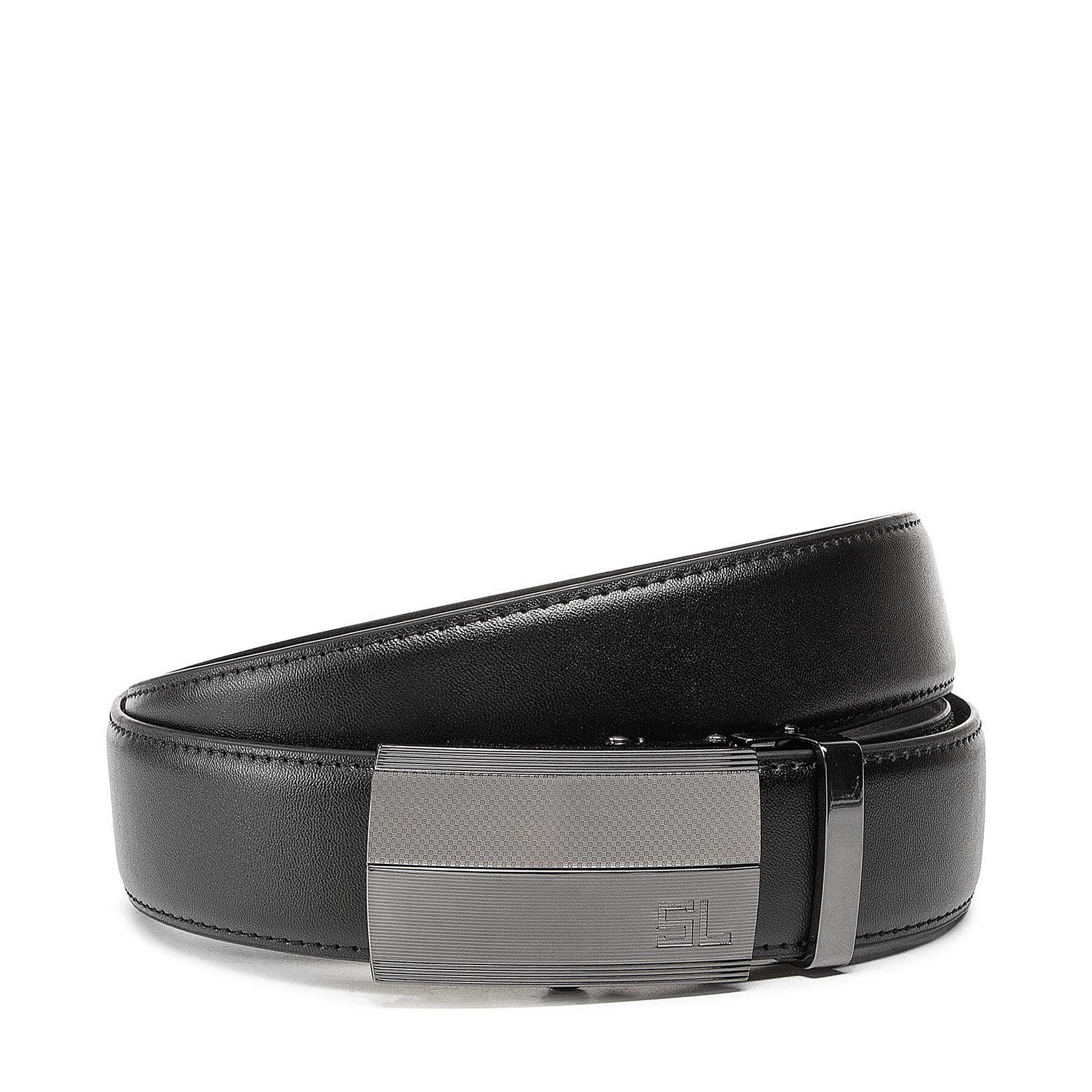 Cinturón para hombre Semi Line P8235-0 Negro