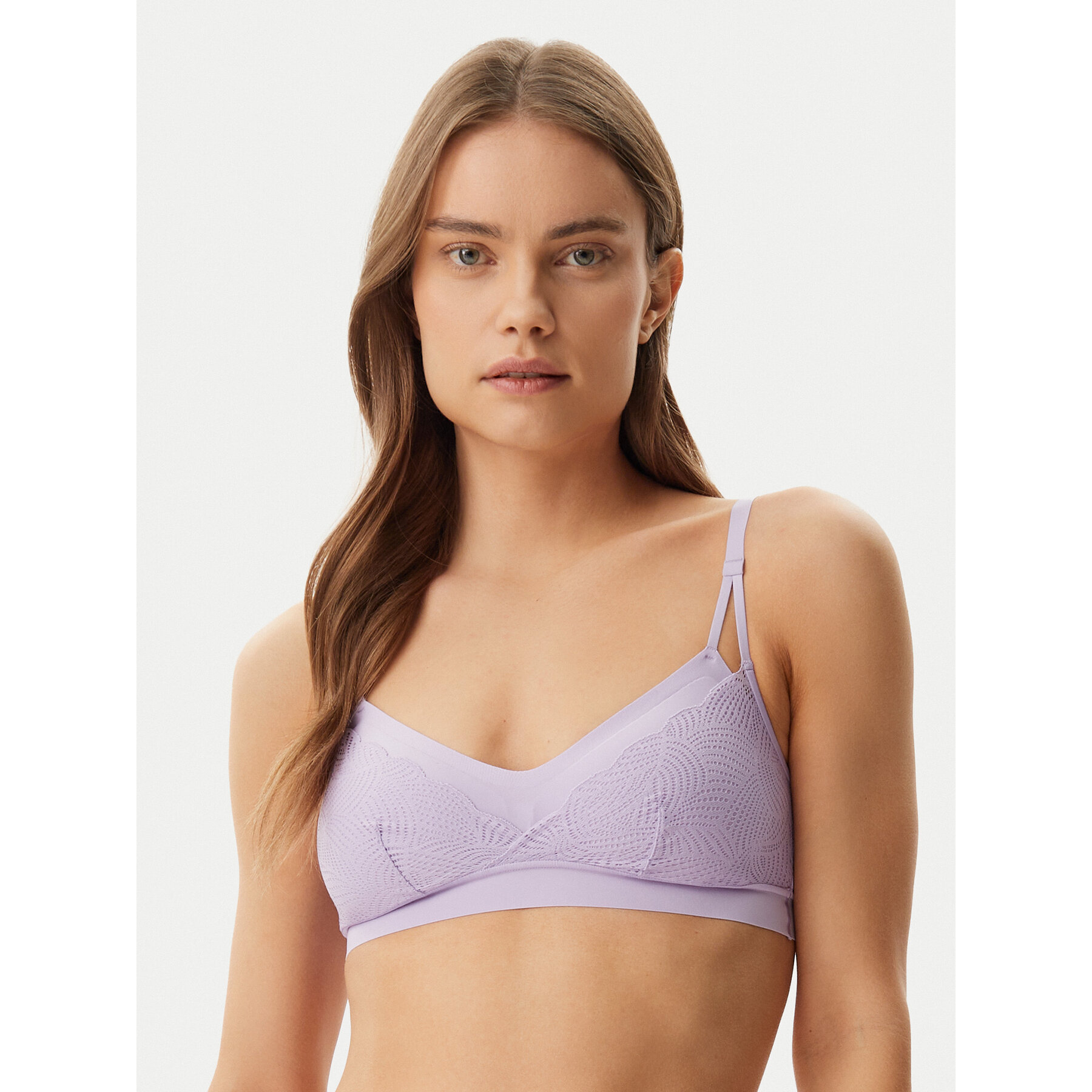 Chantelle Braletė liemenėlė Soft Stretch C11GQ9 Violetinė
