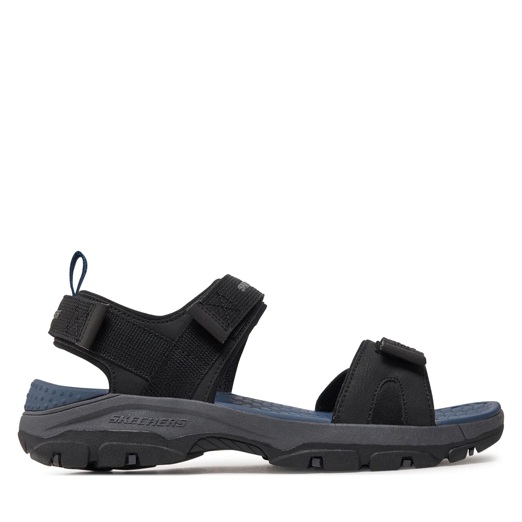 Męskie Sandały Skechers, Rozmiar 47.5 Czarny Tresmen-Ryer 205112/BLK