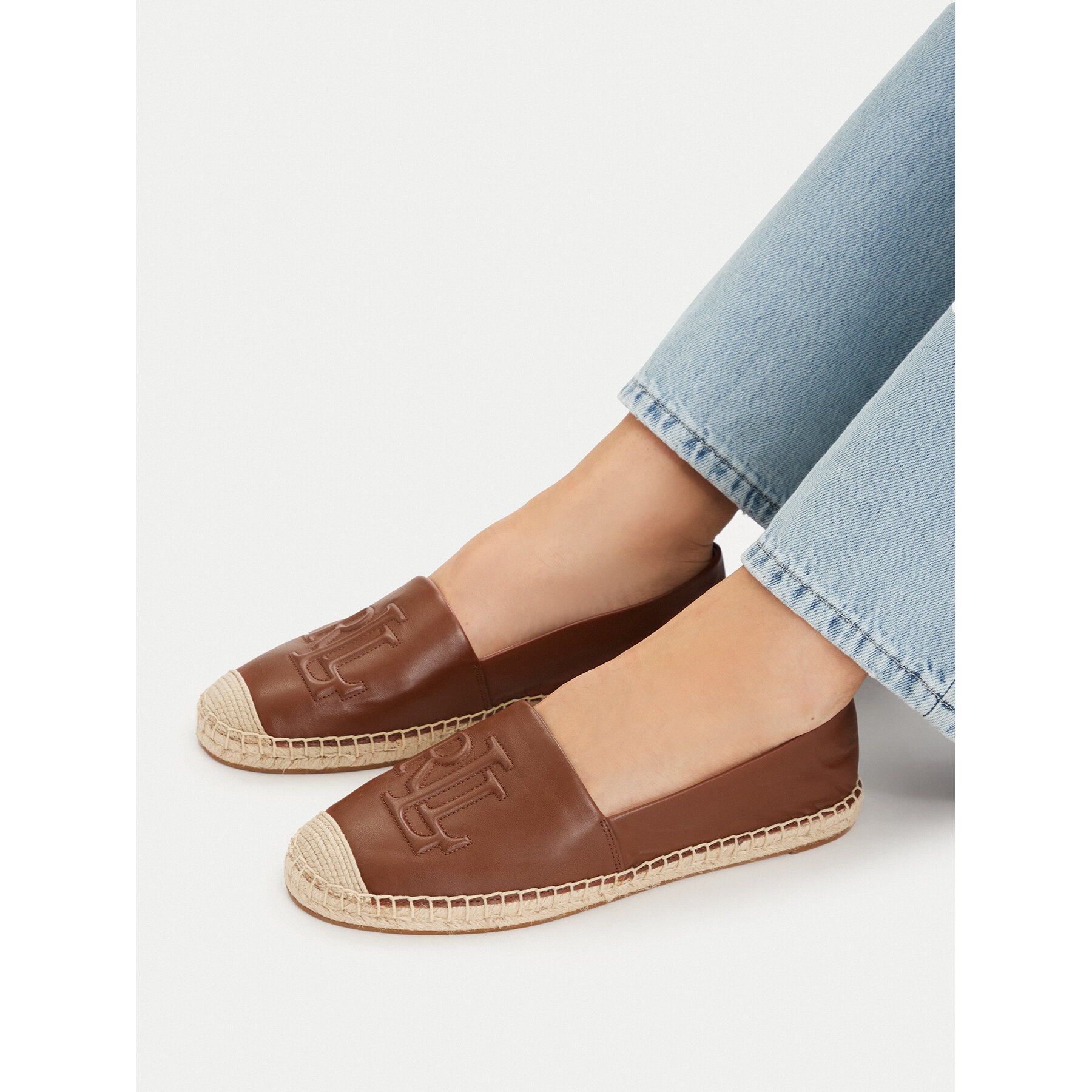 Espadrilky LAUREN RALPH LAUREN Cameryn 802P04415003 Hnedá