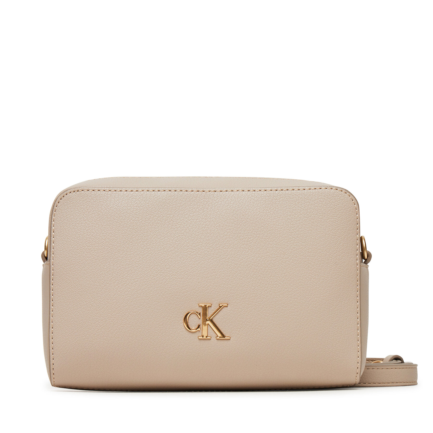 Τσάντα Calvin Klein Jeans Minimal Monogram Ew Camera Bag LV04K3162G Εκρού