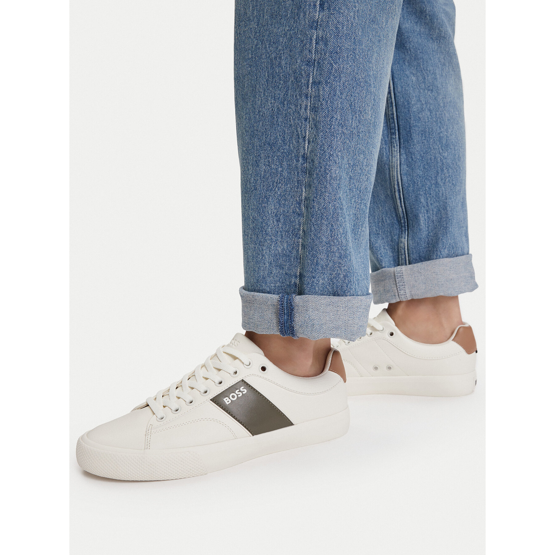 Sneakersy BOSS Aiden 50522833 Krémová