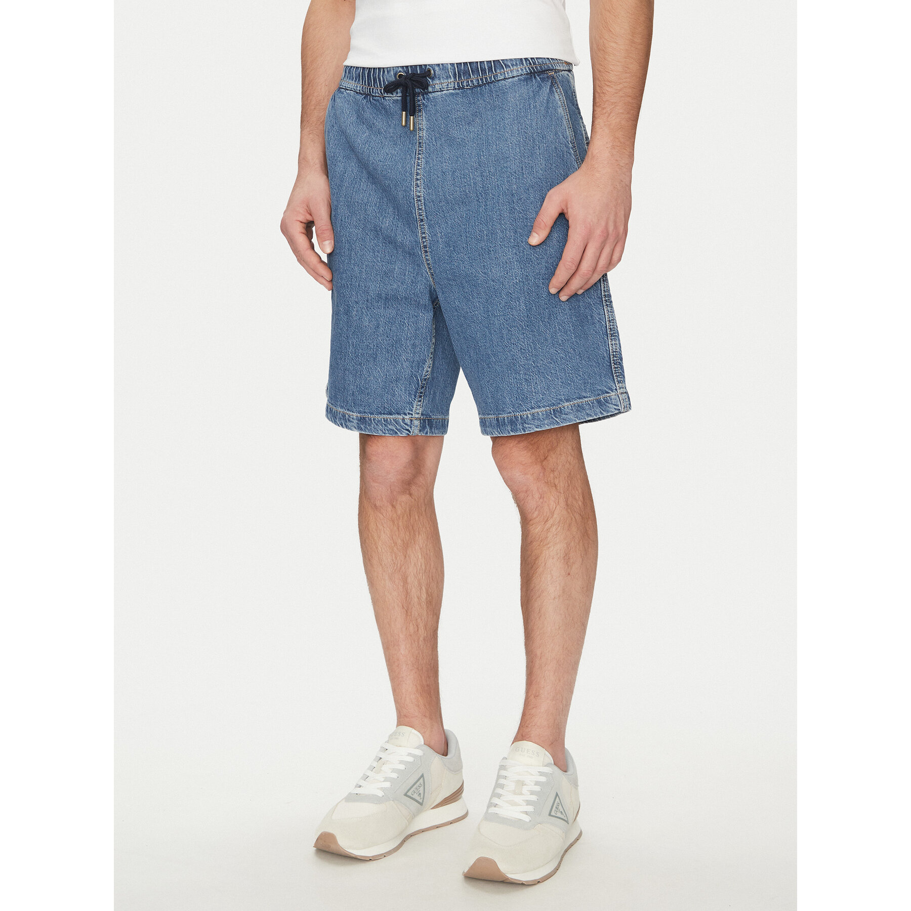 Guess Jeans Jeansshorts M5GD35 D5M54 Blau Regular Fit