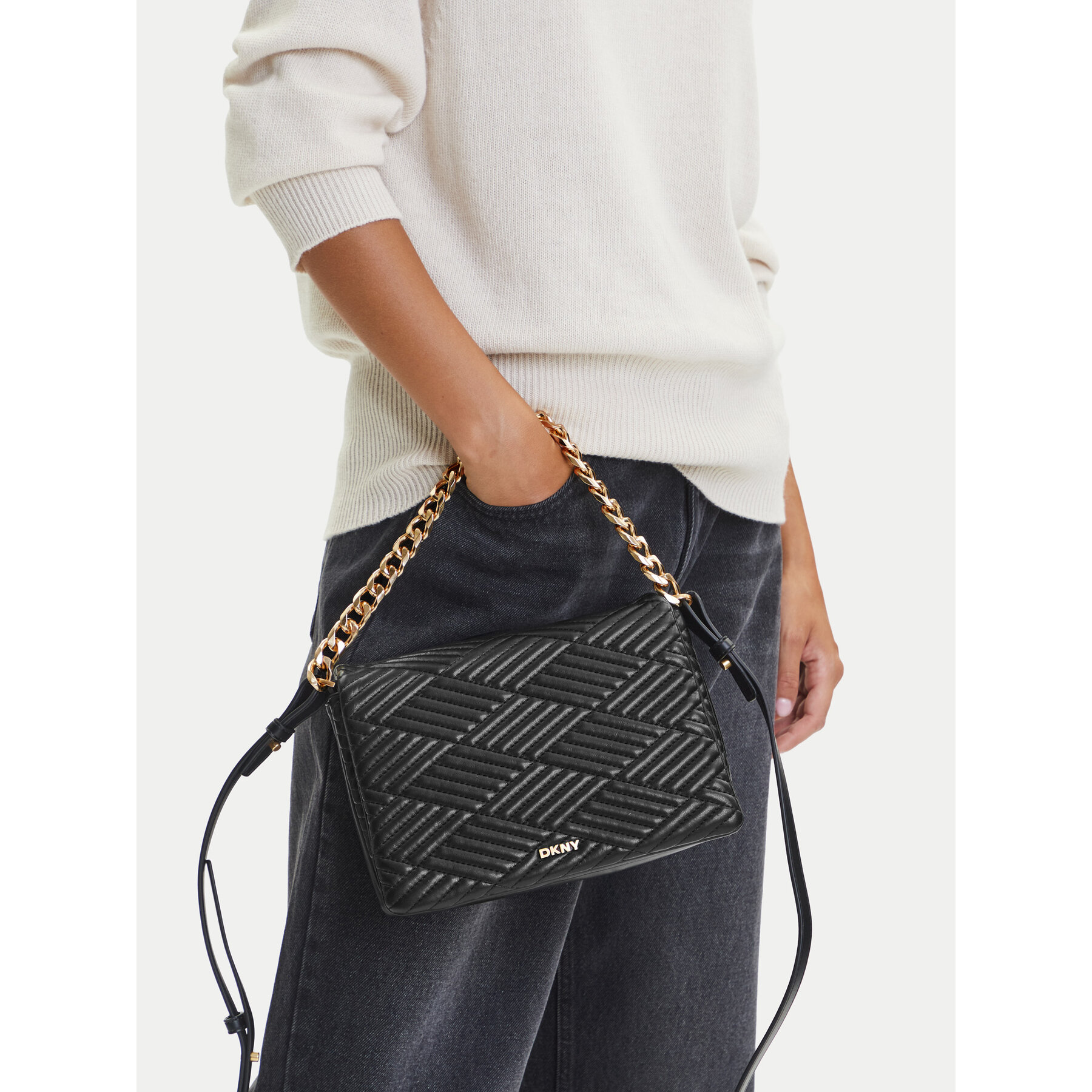 Дамска чанта DKNY R44EKI05 Черен