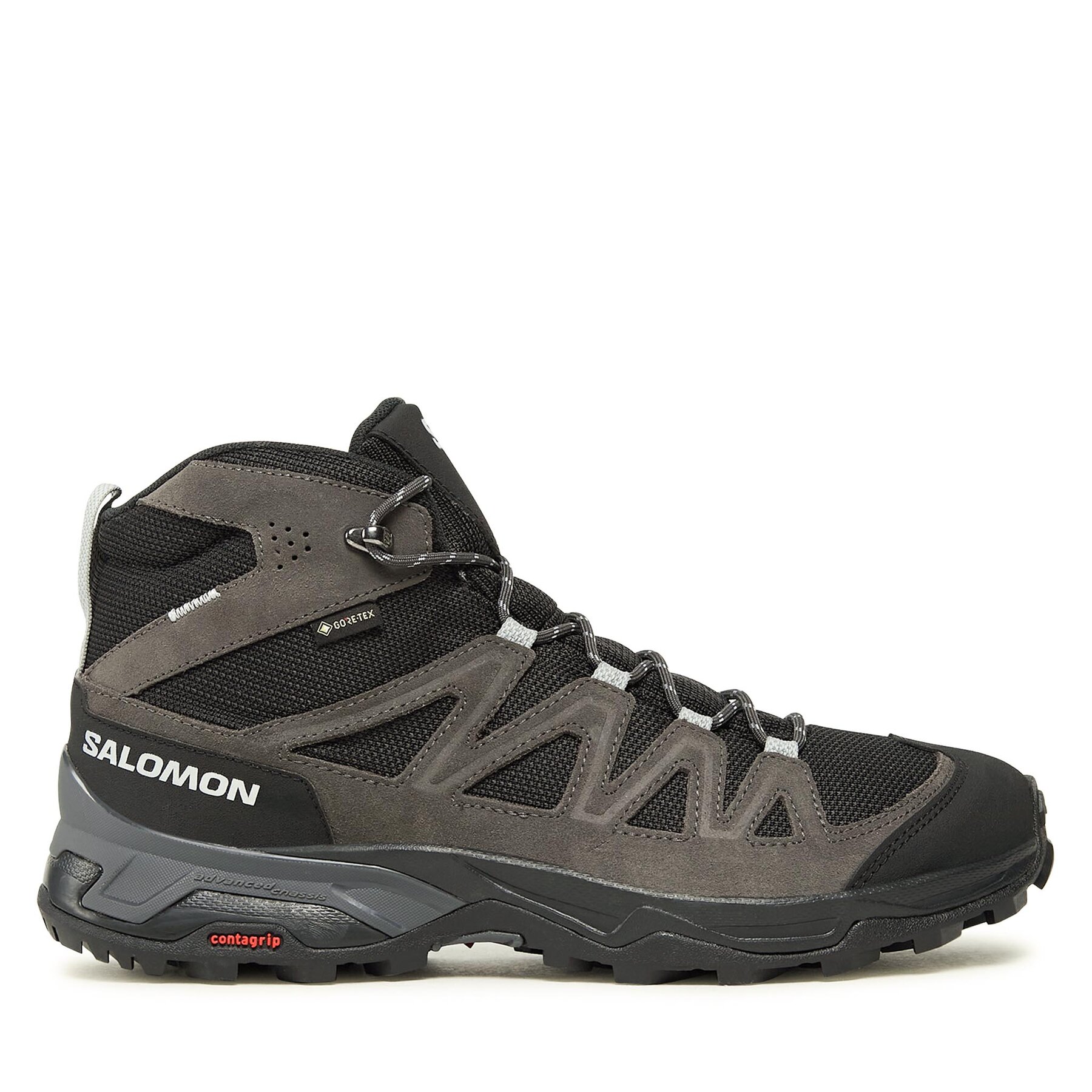 Trekking-skor Salomon X Ward Leather Mid GORE-TEX L47181700 Grå