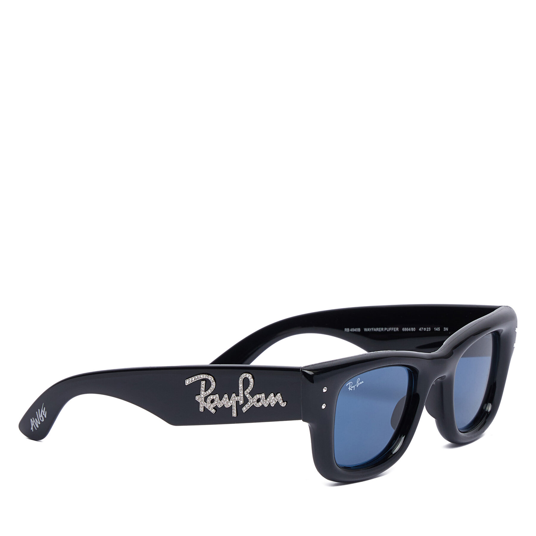 Ochelari de soare Ray-Ban Wayfarer Puffer 0RB4940B Negru