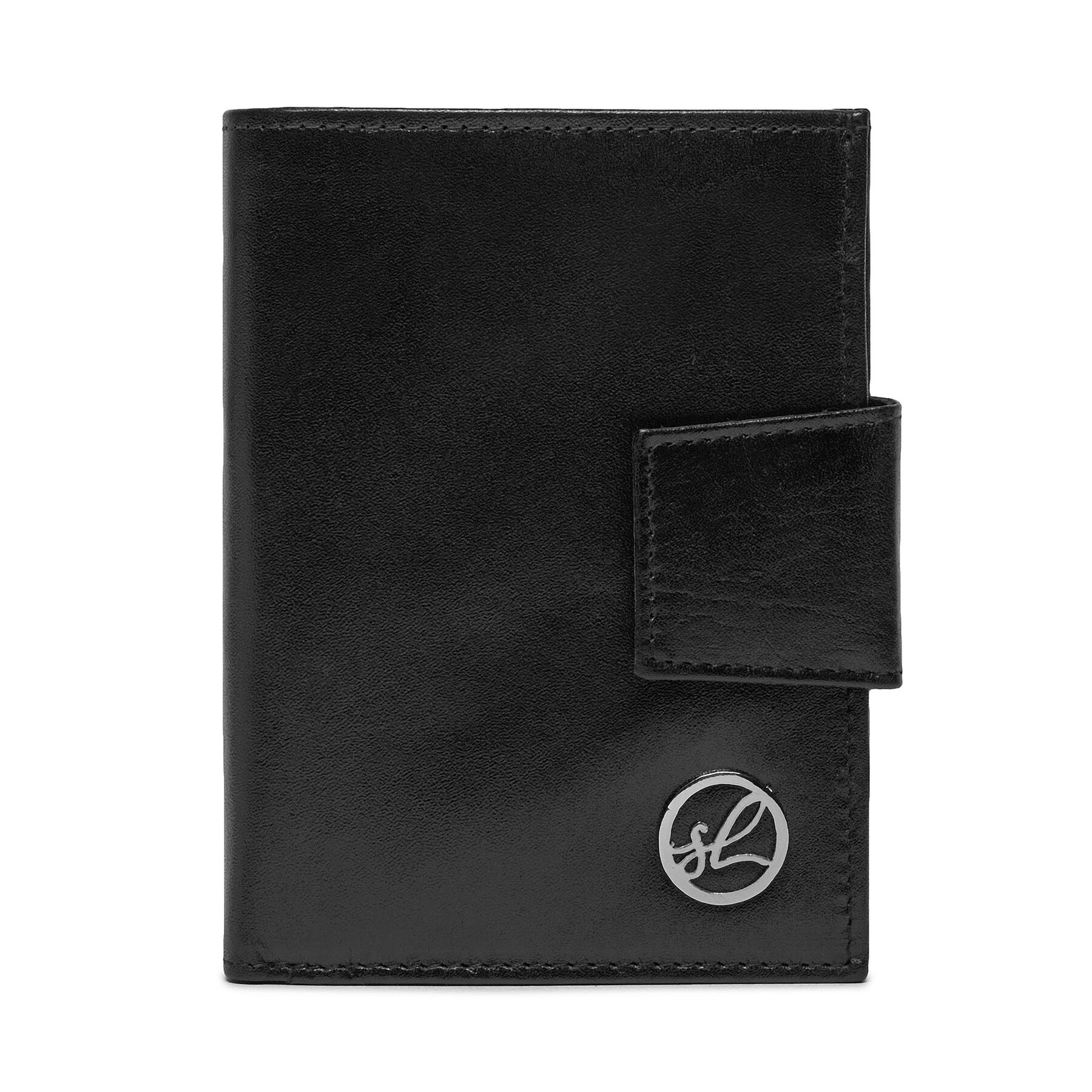Cartera grande para hombre Semi Line P8261-0 Negro