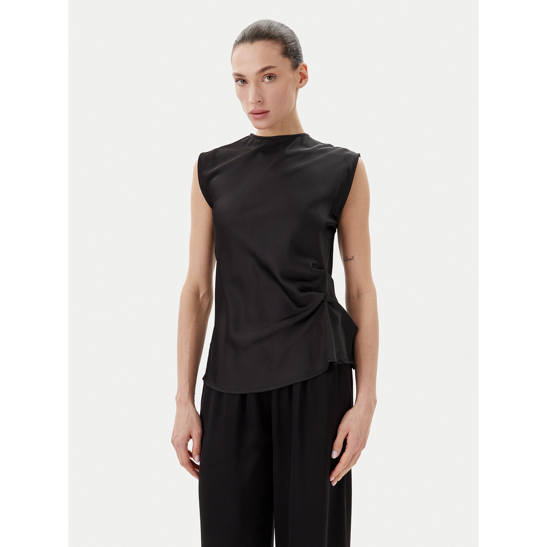Eleh Bluse ESS250180 Schwarz Regular Fit