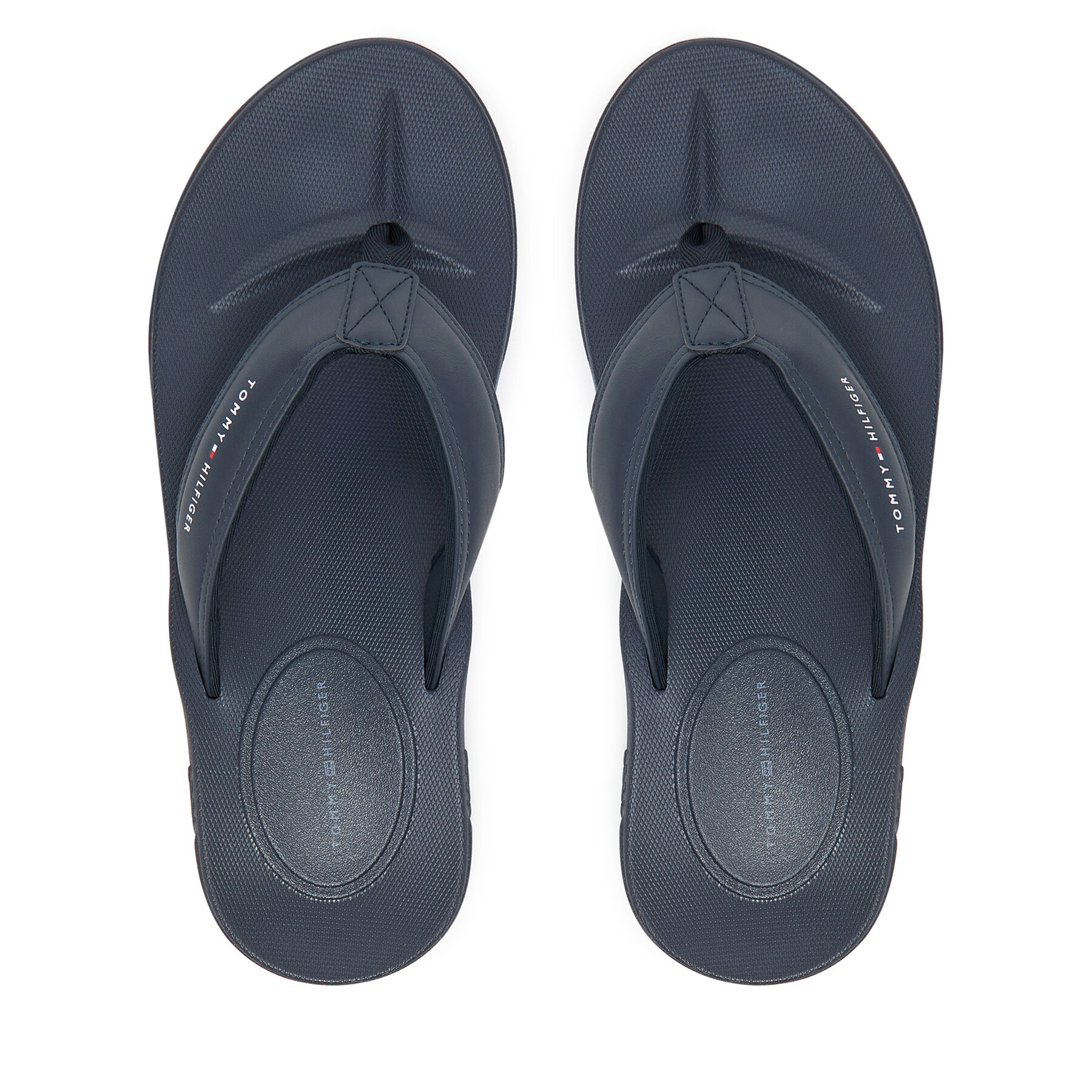 Flip flop Tommy Hilfiger Molded Comfort Th Beach Sandal FM0FM05508 Bleumarin