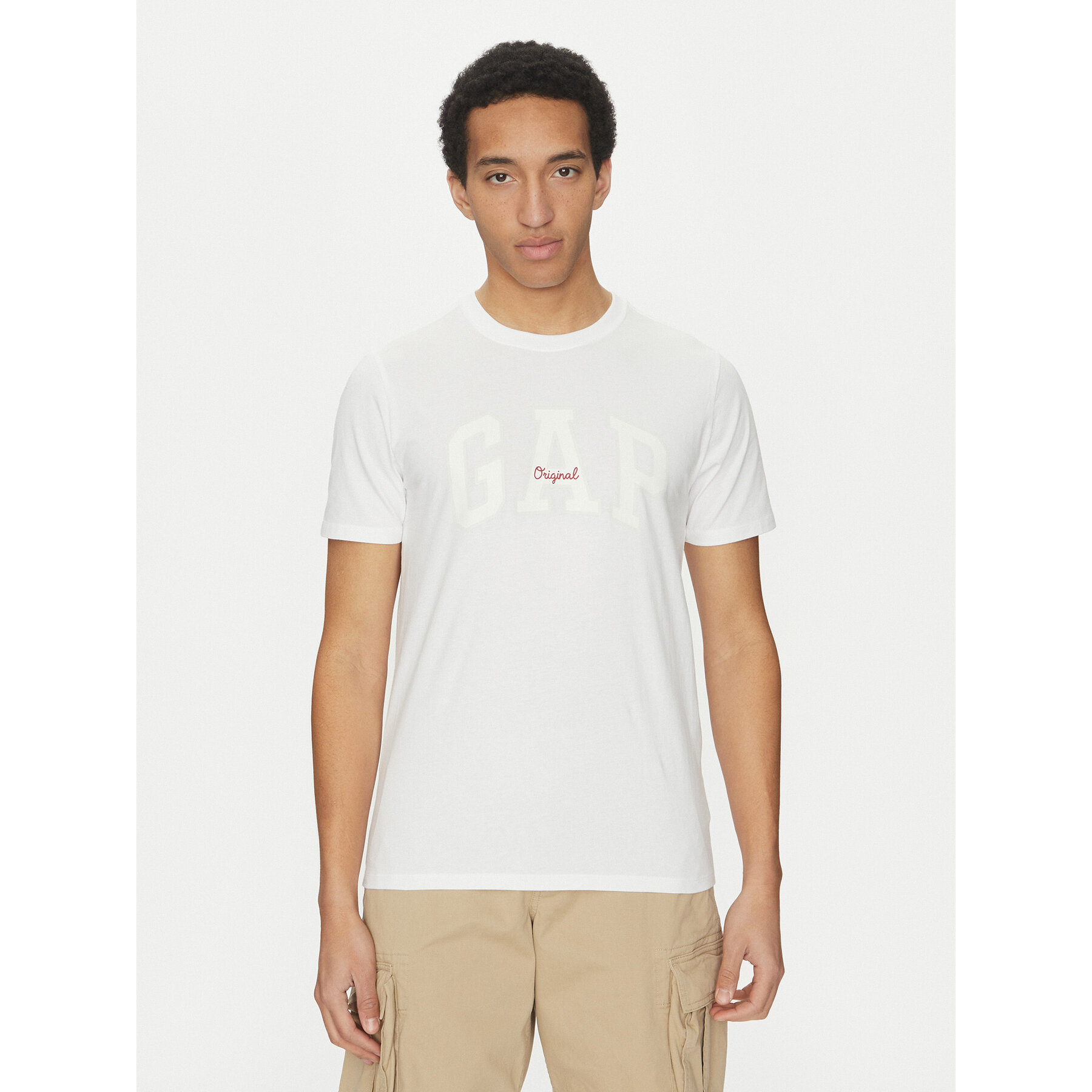 Gap Póló 542246-01 Fehér Regular Fit