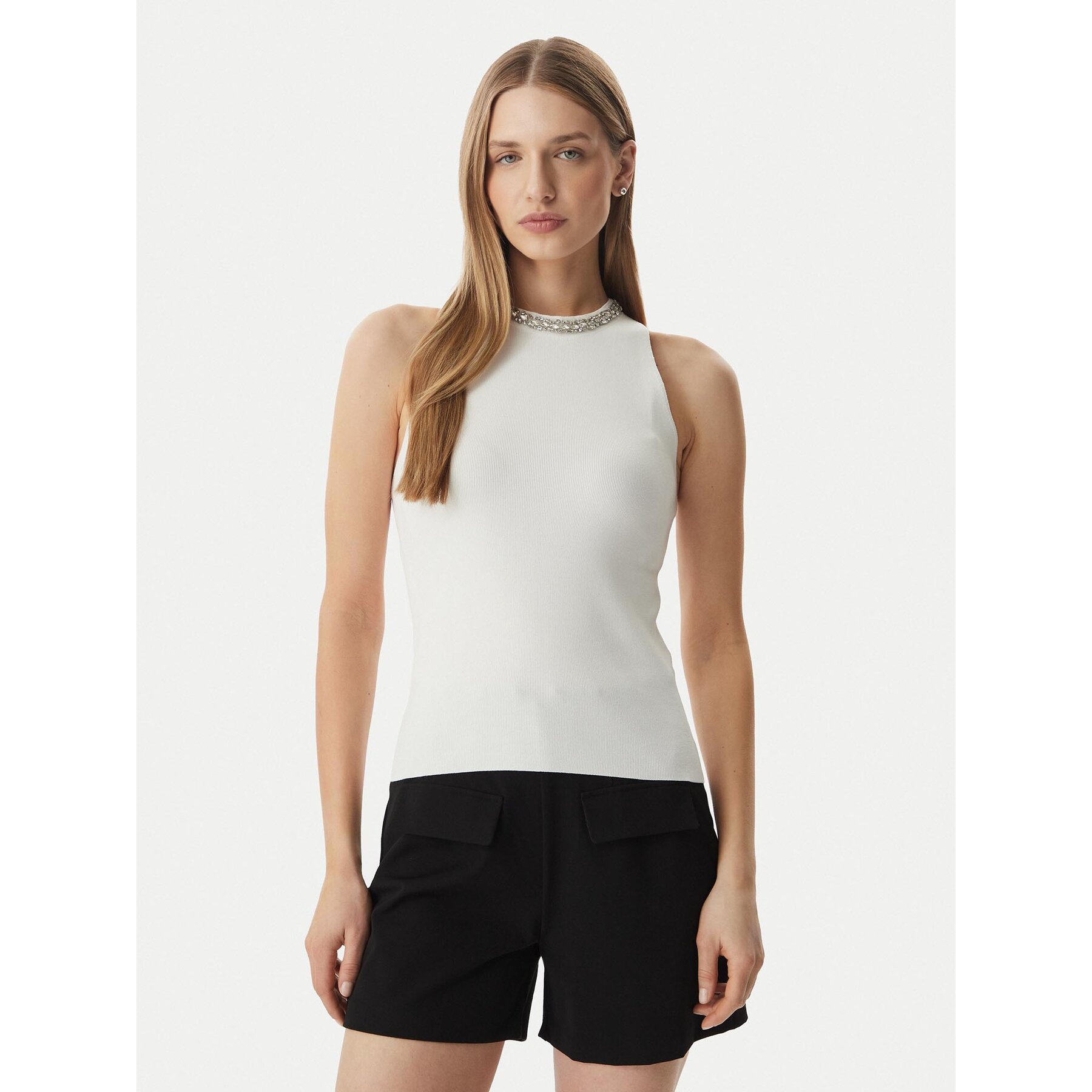 Morgan Bluse 261-MDIANE Weiß Regular Fit